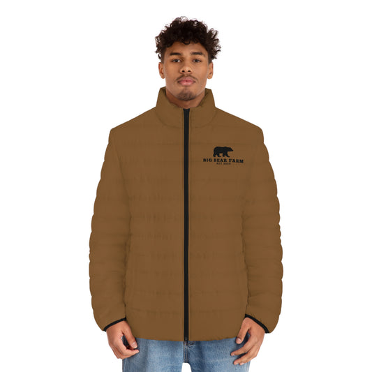Men's Outdoor Puffer Jacket | Cozy & Stylish Winter Coat | Perfect for Adventure, Camping, Gifts, Big Bear Farm Design