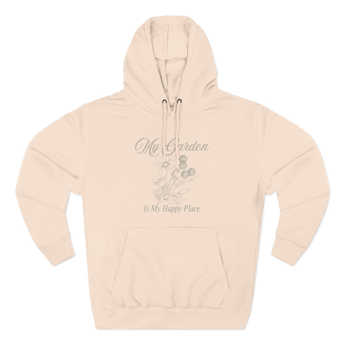 INSPIRED GARDEN M Fleece Hoodie UNISEX