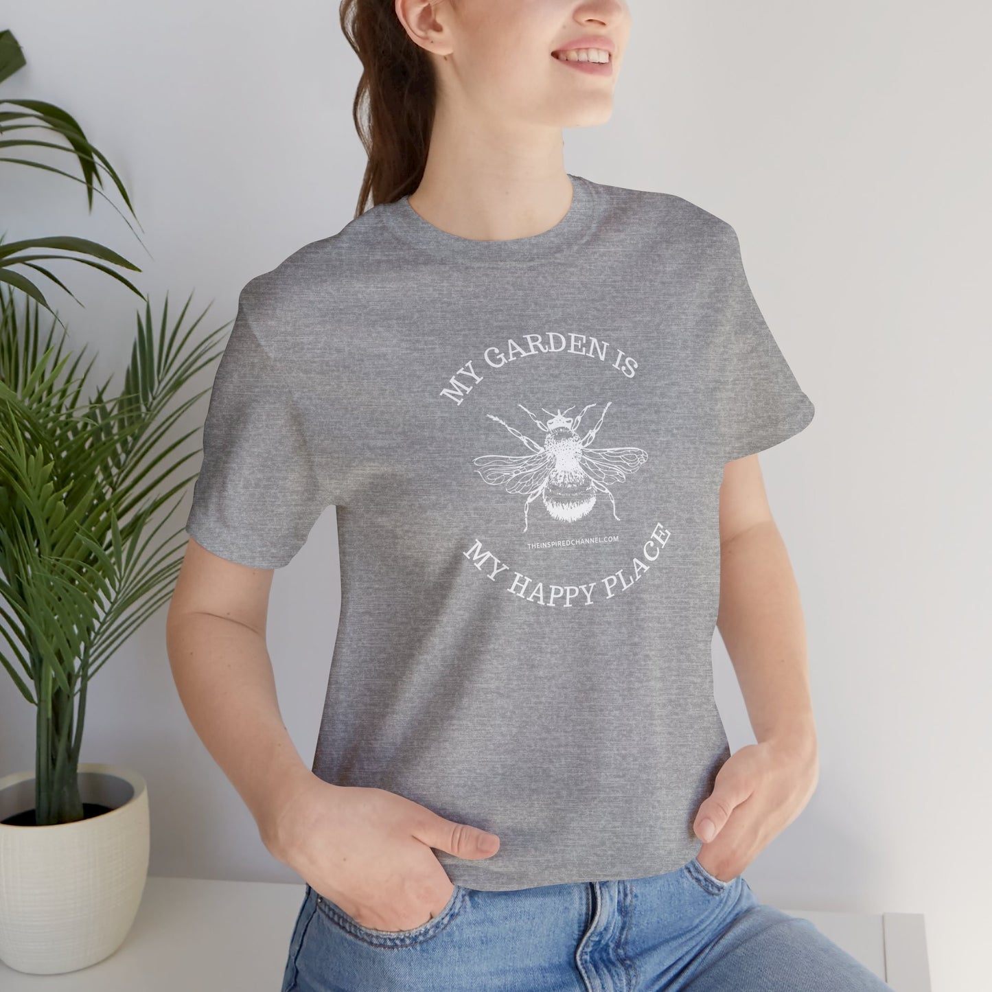 INSPIRED GARDEN Unisex Jersey Short Sleeve Tee
