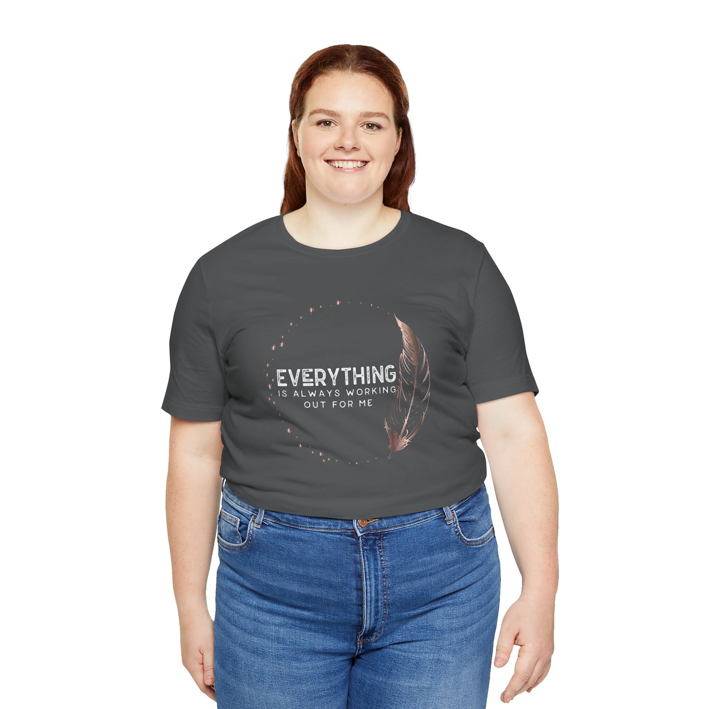 INSPIRED Everything is always ... Jersey Short Sleeve Tee