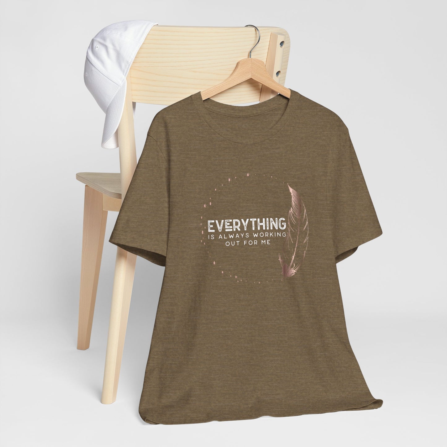 INSPIRED Everything is always ... Jersey Short Sleeve Tee