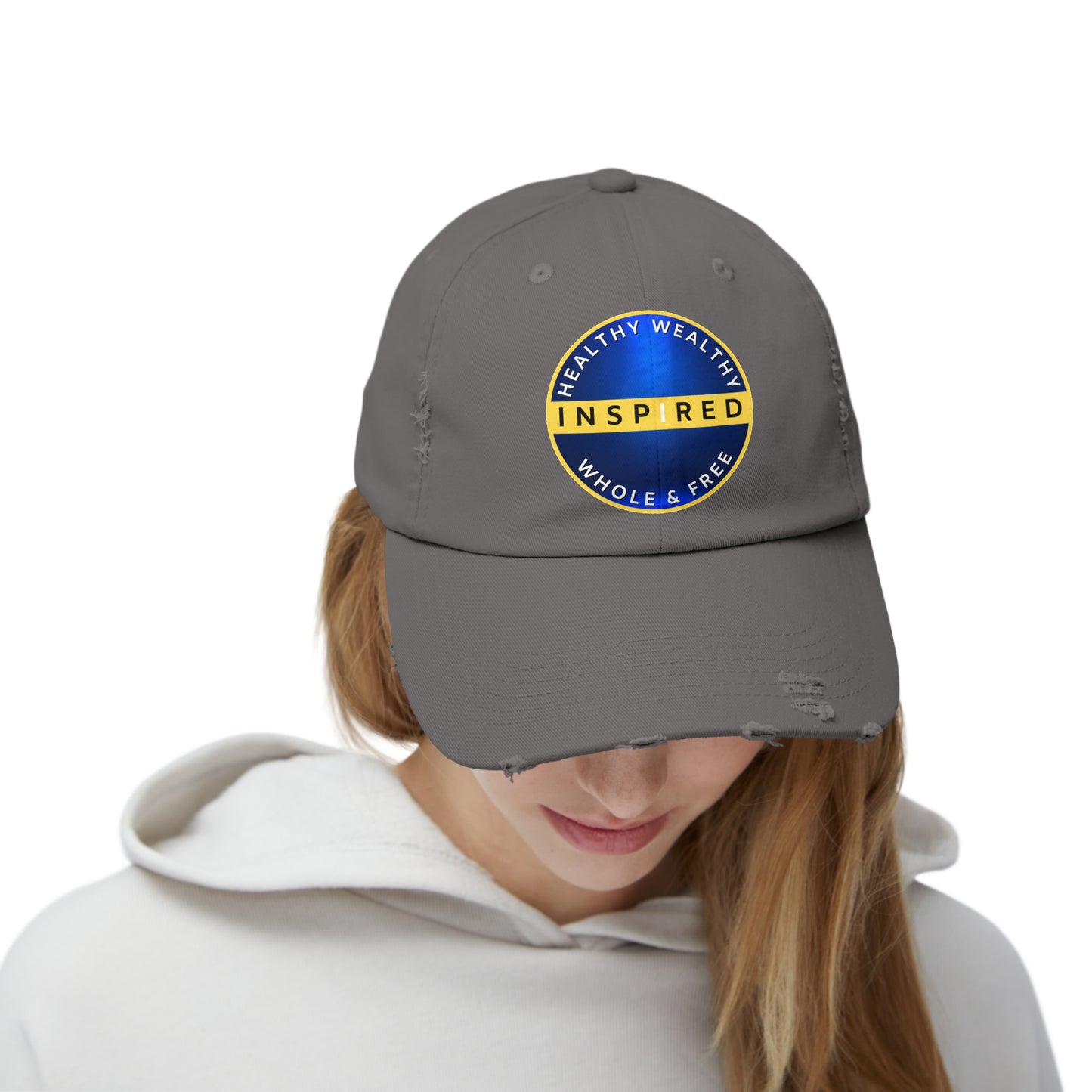 INSPIRED HWWF Unisex Distressed Cap