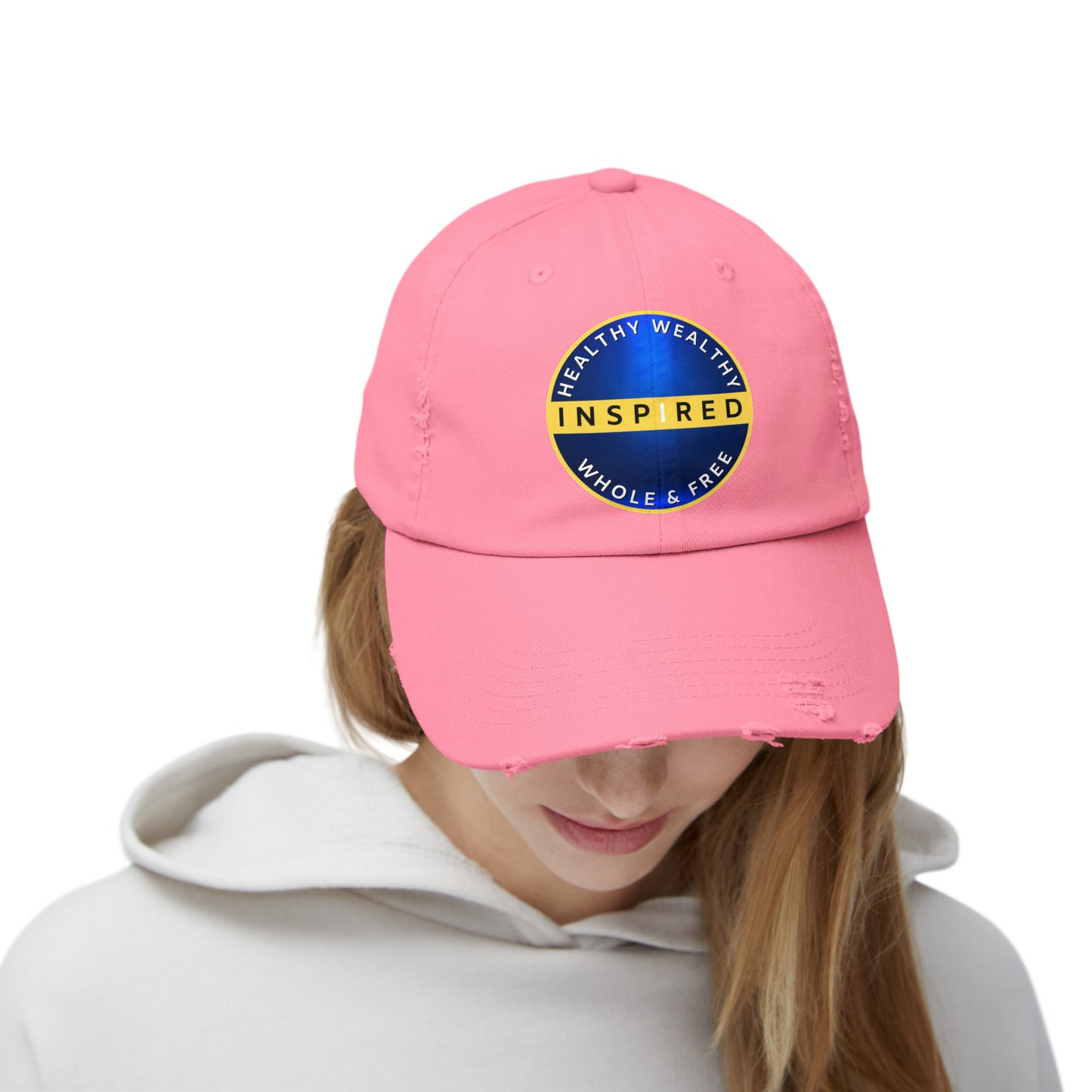INSPIRED HWWF Unisex Distressed Cap