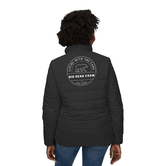 Cozy Women's Puffer Jacket, Bl Stylish Winter Outerwear, Trendy Layering Piece, Perfect Gift for Her, Outdoor Activities Wear