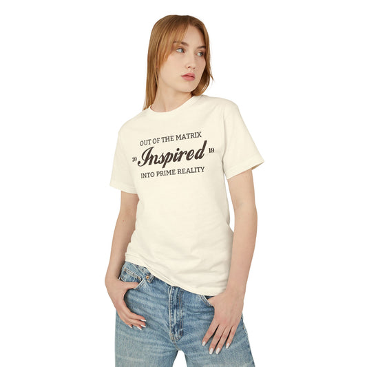 INSPIRED UNISEX PRIME REALITY Garment-Dyed Heavyweight Cotton Tee