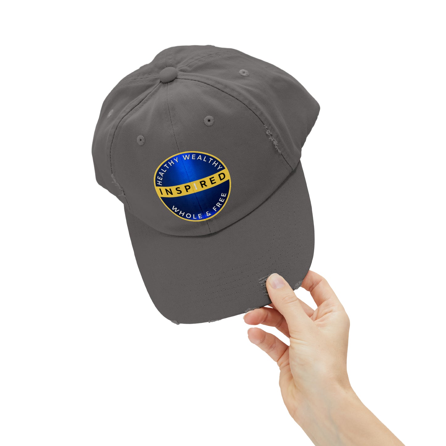 INSPIRED HWWF Unisex Distressed Cap