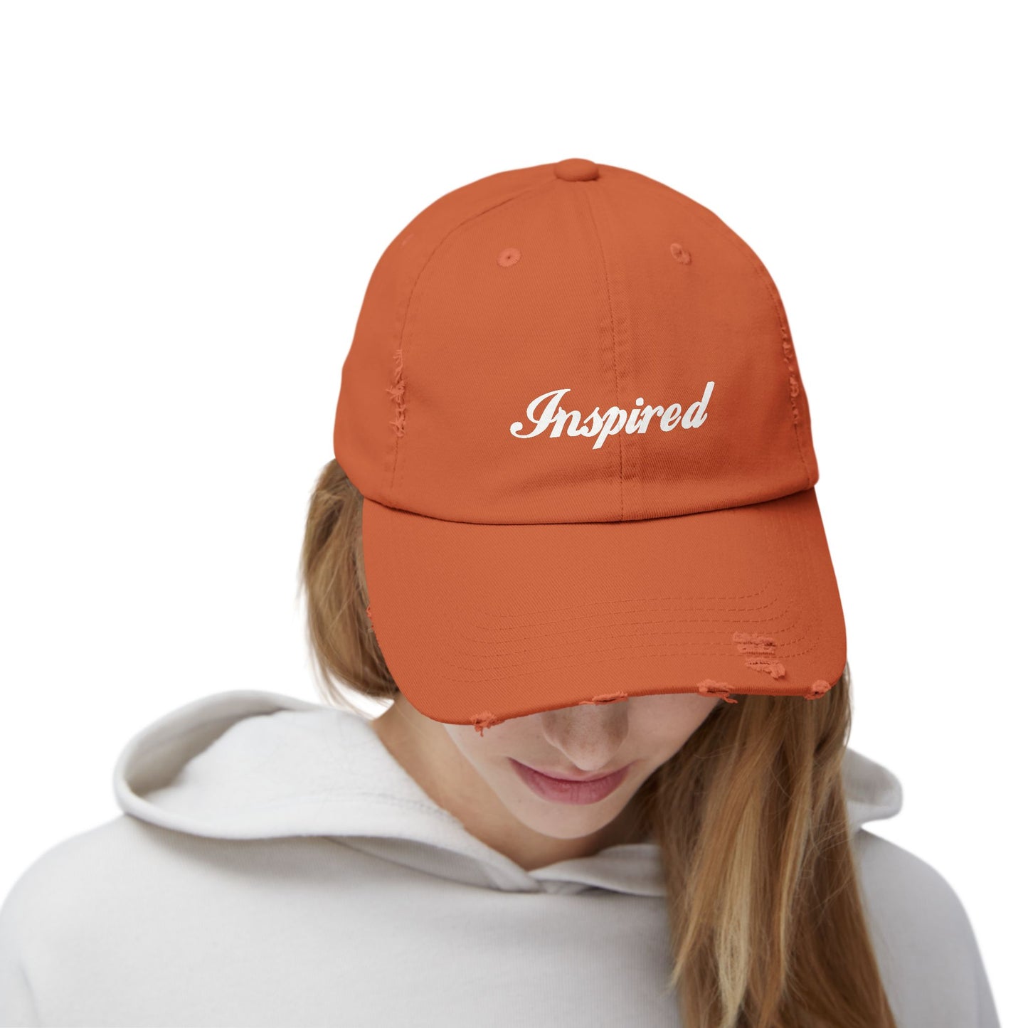 INSPIRED Unisex Distressed Cap - Inspired Fashion Accessory