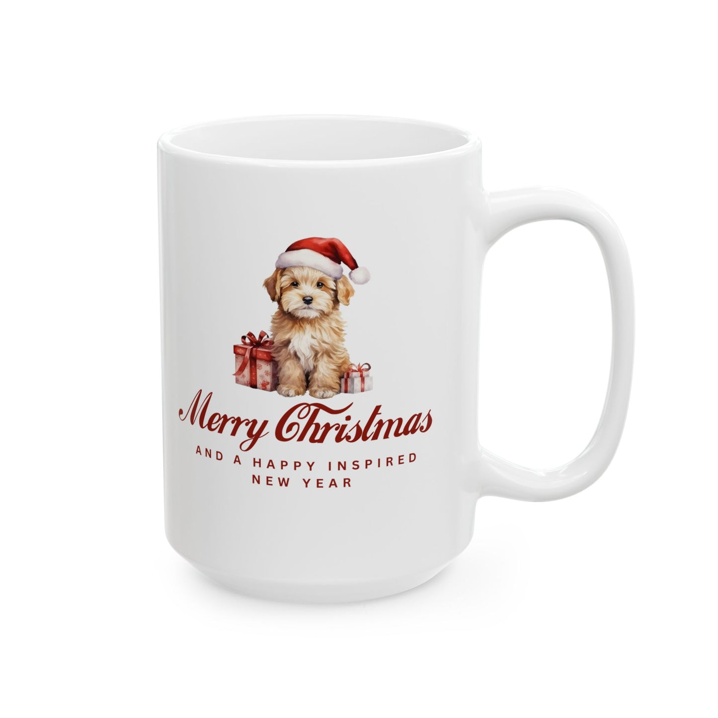 INSPIRED SPECIAL CHRISTMAS Edition Dog Ceramic Mug Coffee Cup