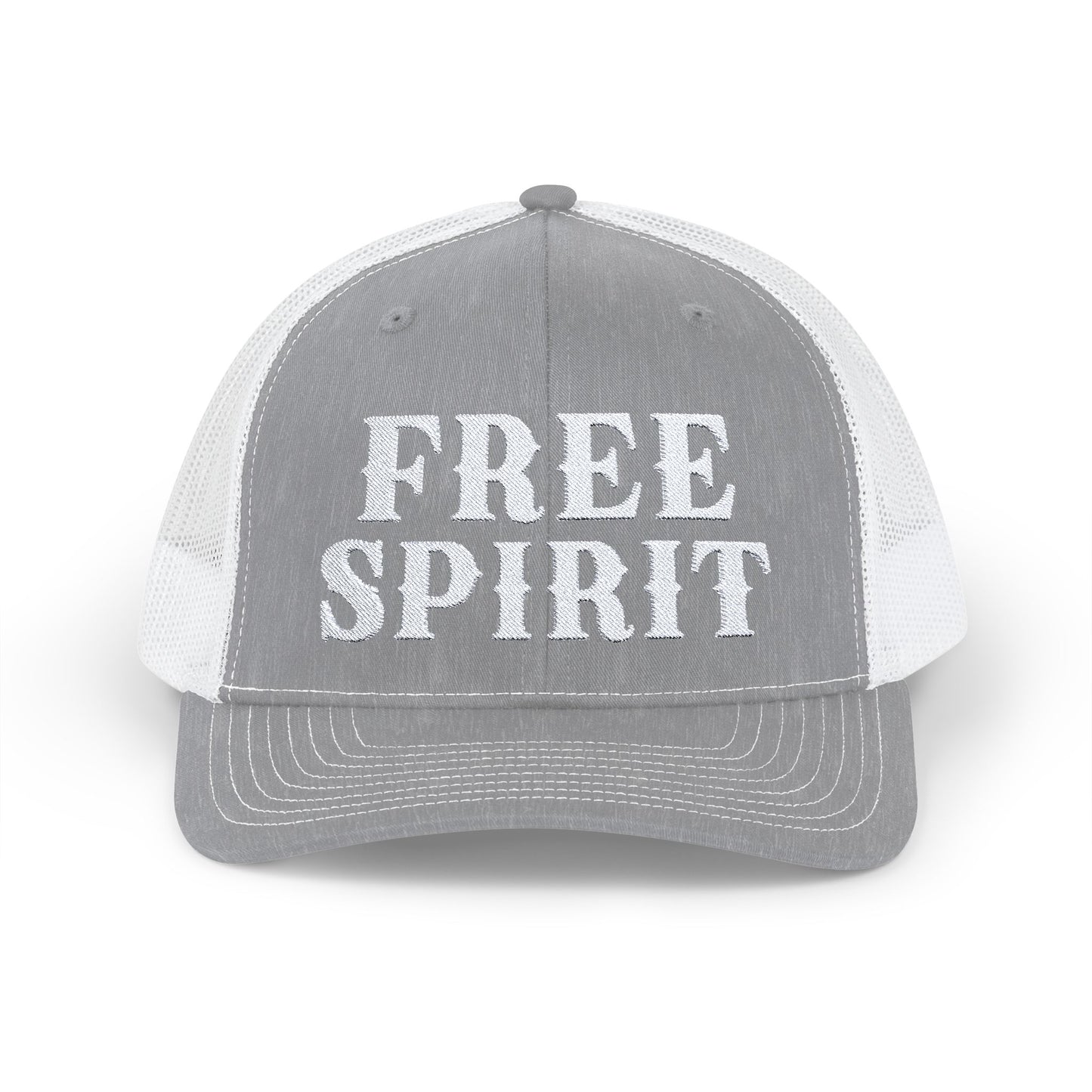 FREE SPIRIT W Embroidered Snapback Trucker Cap
