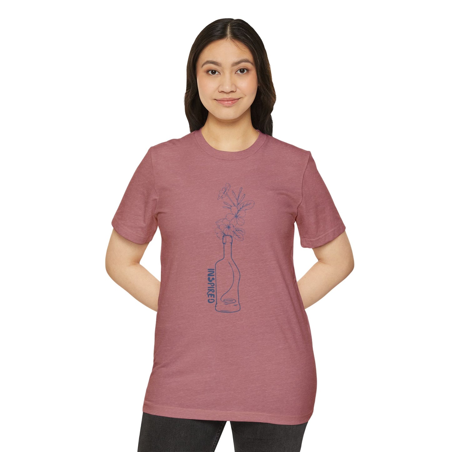 INSPIRED GARDEN V Unisex Recycled ORGANIC T-Shirt
