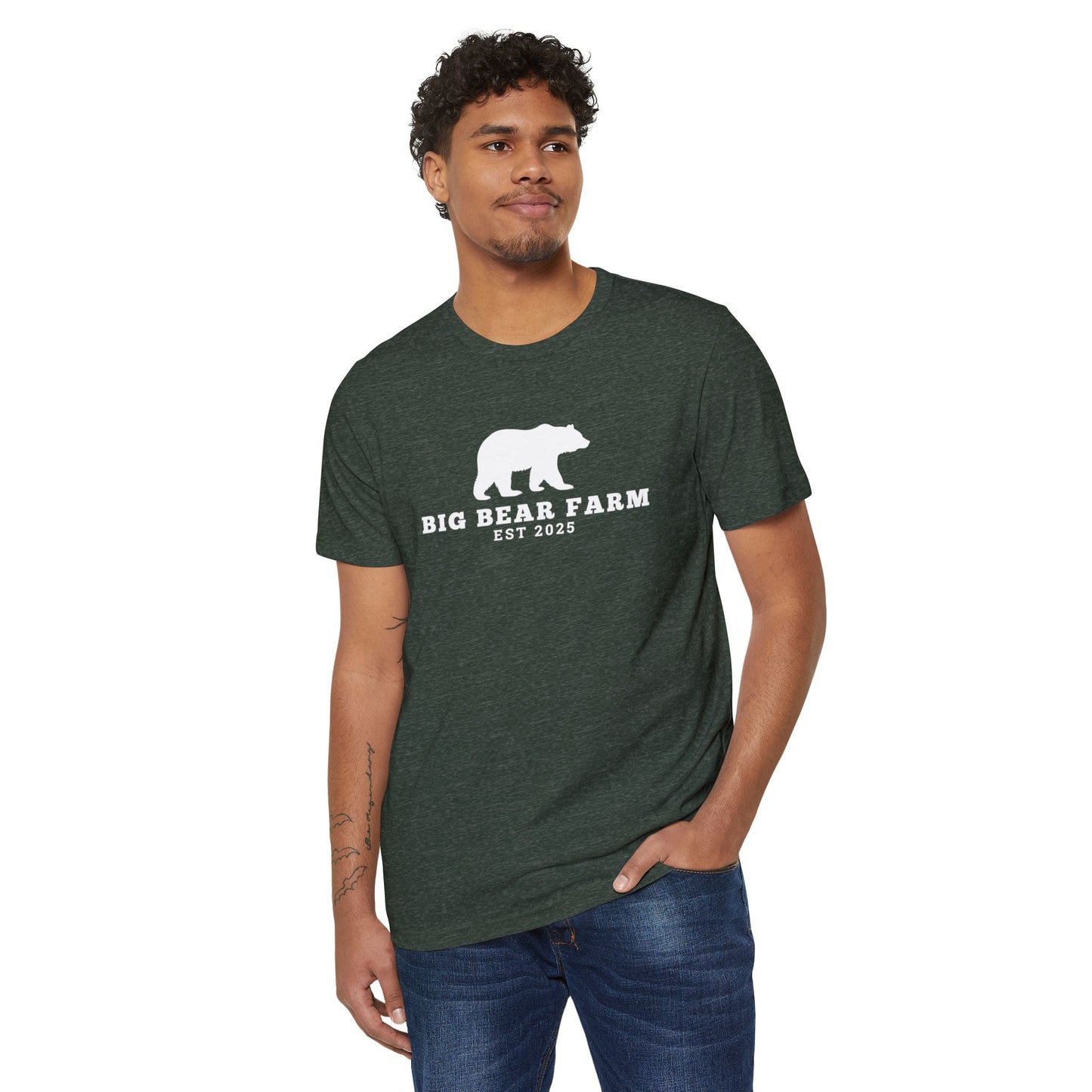 BIG BEAR FARM W M UNISEX Recycled ORGANIC T-Shirt