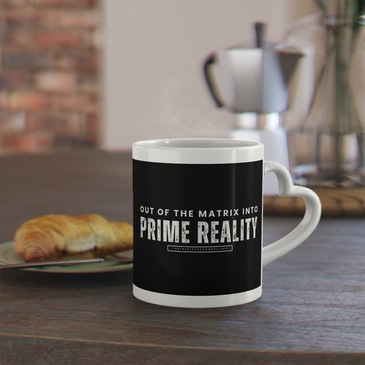 PRIME REALITY Heart-Shaped Mug