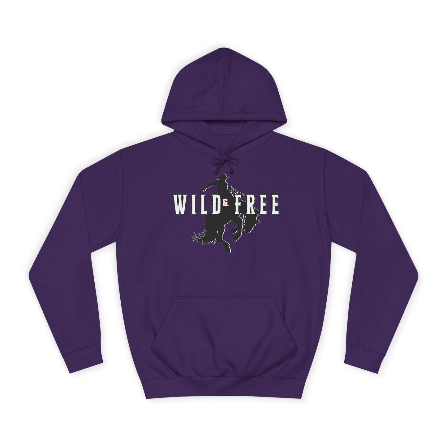 COWBOY WILD AND FREE B UNISEX College Hoodie