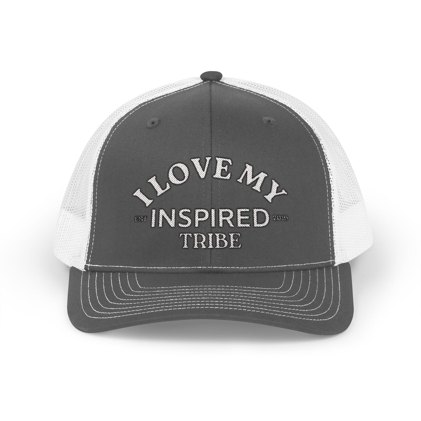 I LOVE MY INSPIRED TRIBE Embroidered Snapback Trucker Cap