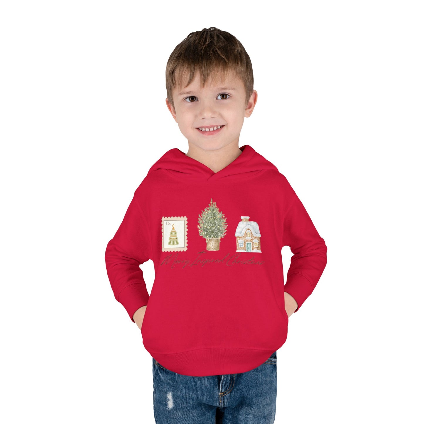INSPIRED Toddler Hoodie - Merry Christmas PC