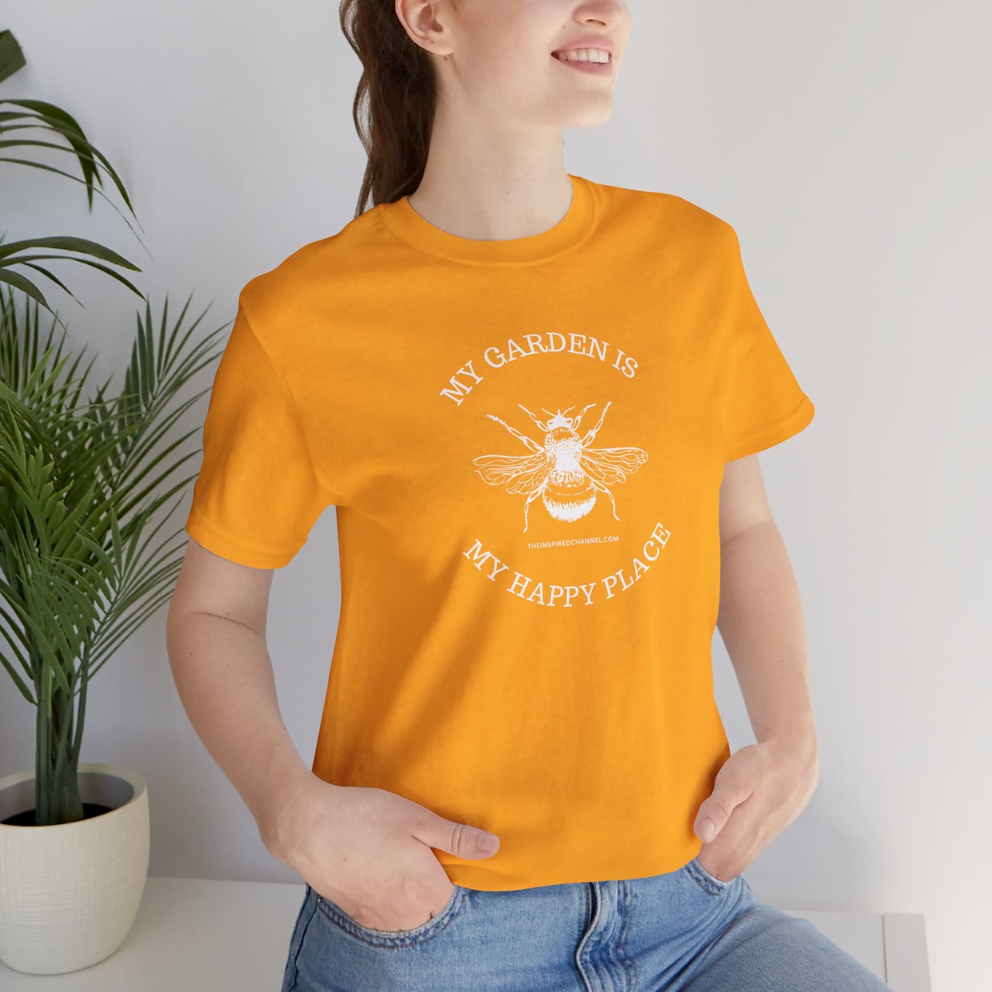 INSPIRED GARDEN Unisex Jersey Short Sleeve Tee