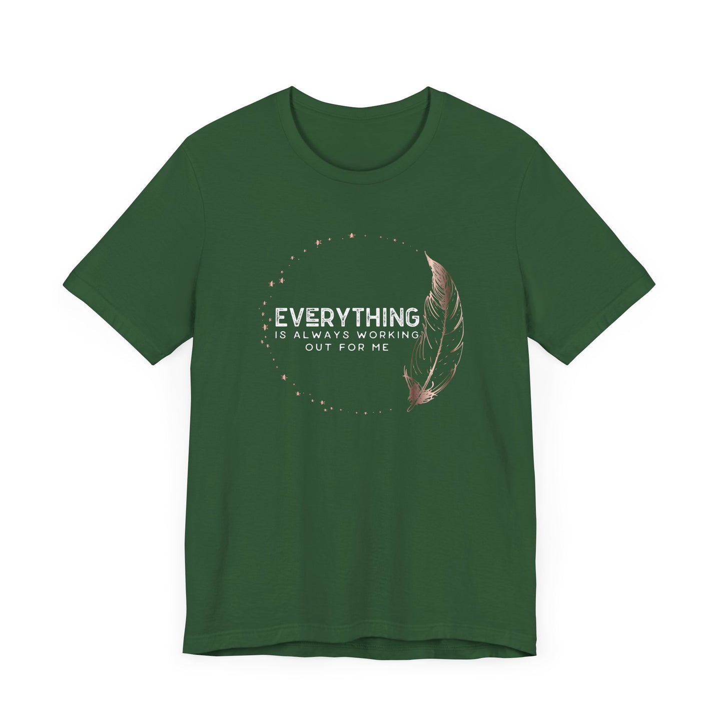 INSPIRED Everything is always ... Jersey Short Sleeve Tee