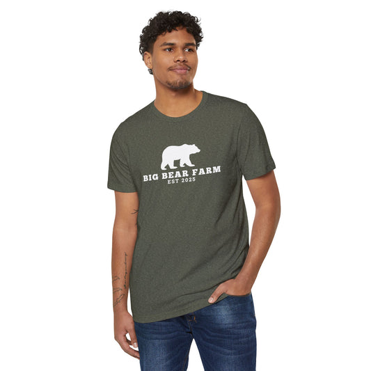 BIG BEAR FARM W M UNISEX Recycled ORGANIC T-Shirt
