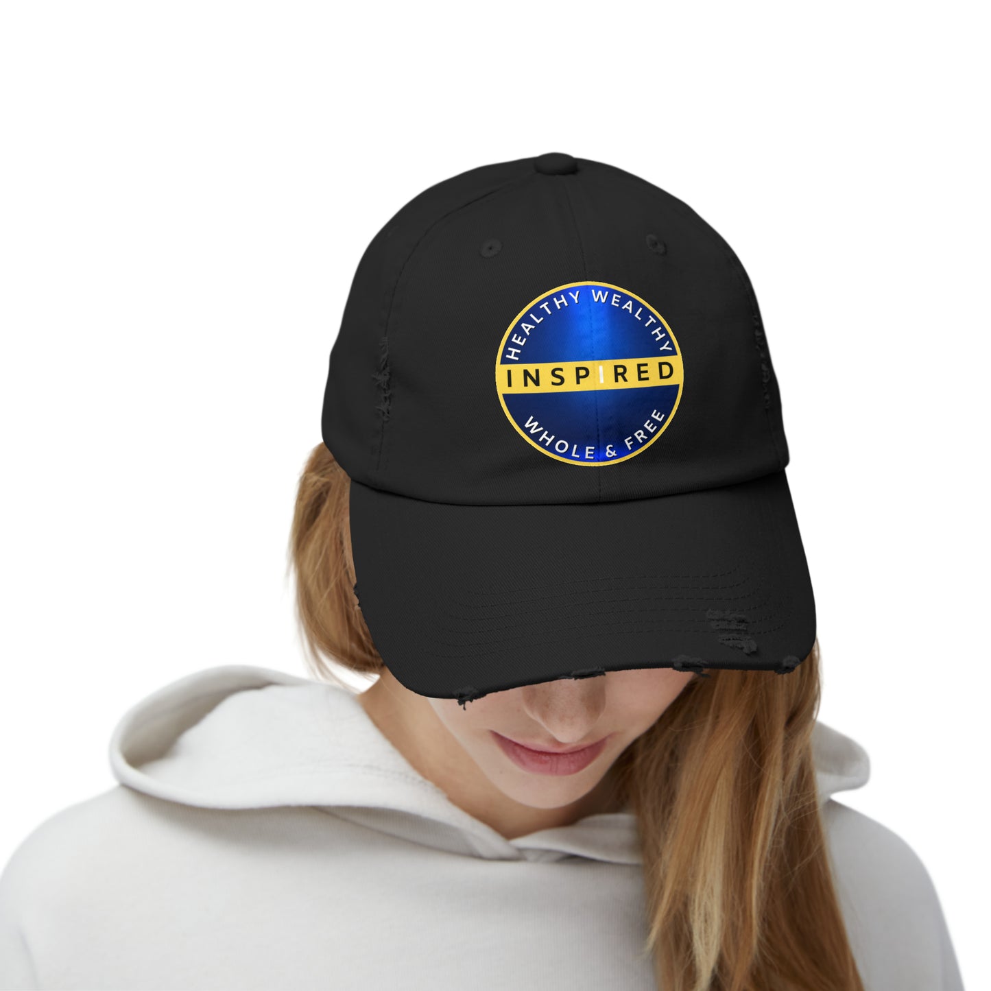 INSPIRED HWWF Unisex Distressed Cap
