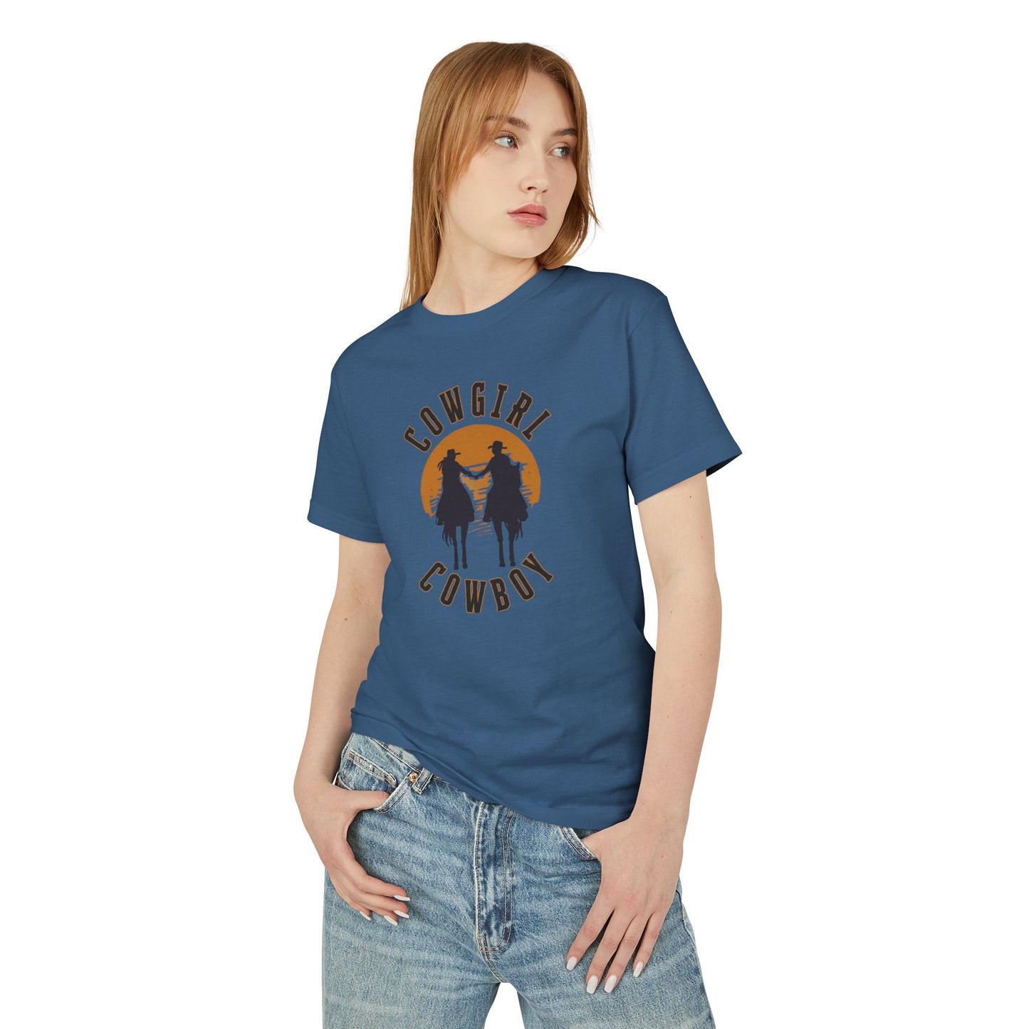COWBOY & COWGIRL UNISEX Garment-Dyed Heavyweight Cotton Tee