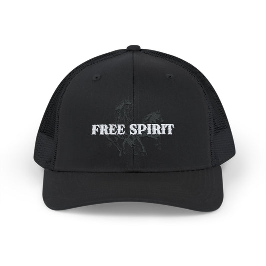 FREE SPIRIT W Embroidered Snapback Trucker Cap