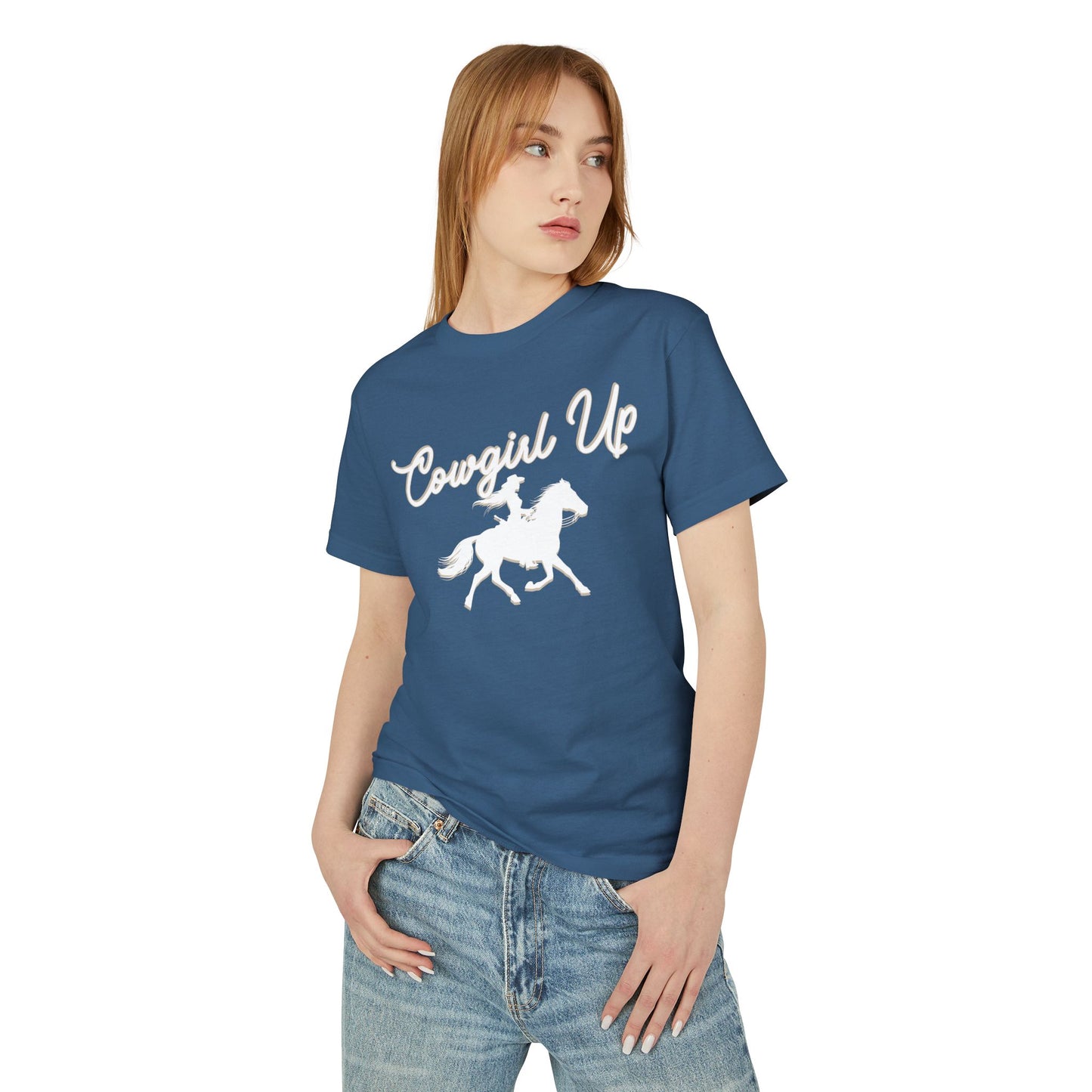 COWGIRL UP W UNISEX Garment-Dyed Heavyweight Cotton Tee