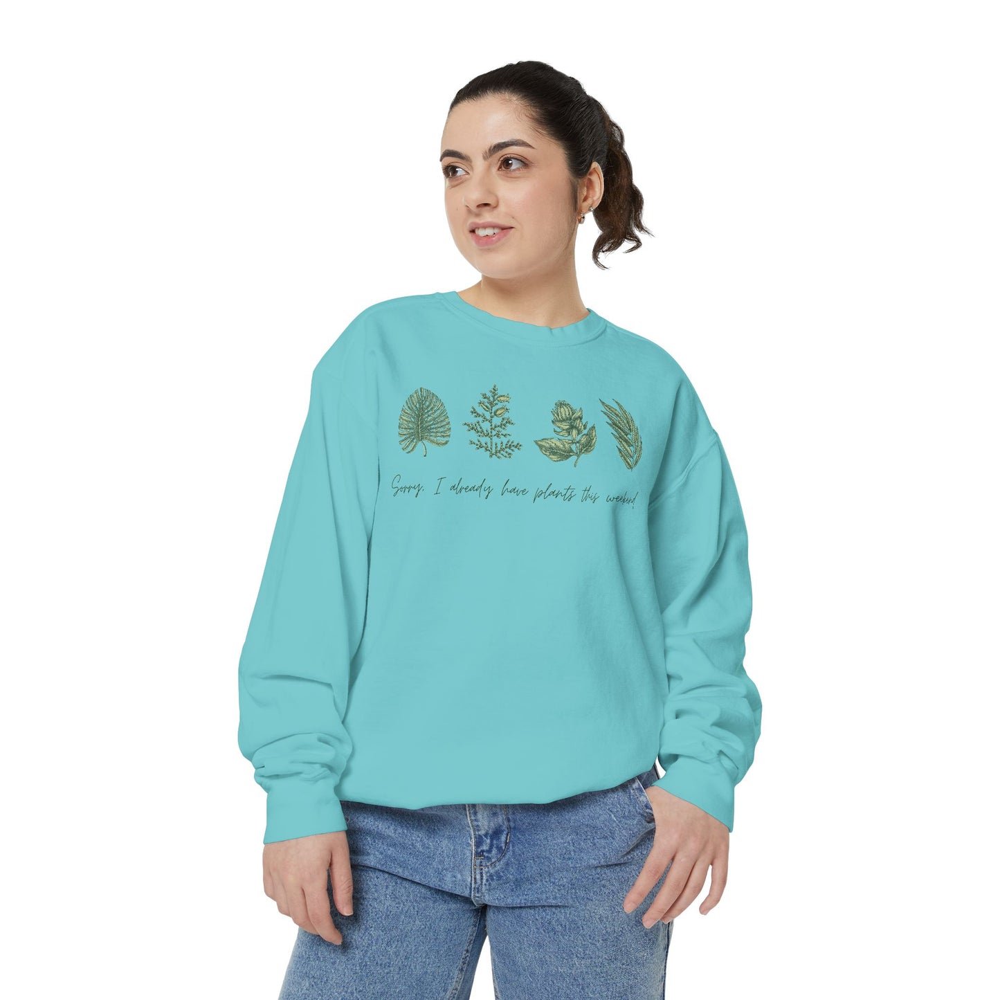 INSPIRED GARDEN P Unisex Dyed Sweatshirt