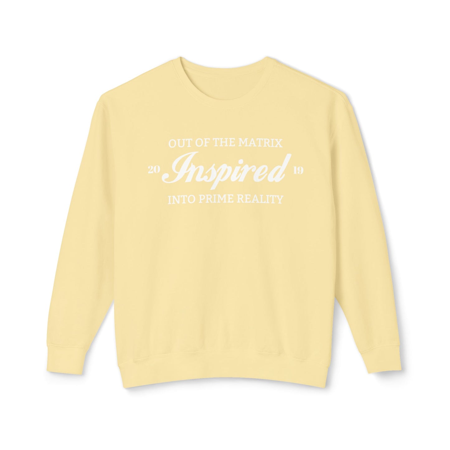 INSPIRED PRIME REALITY Unisex Lightweight Crewneck Sweatshirt W