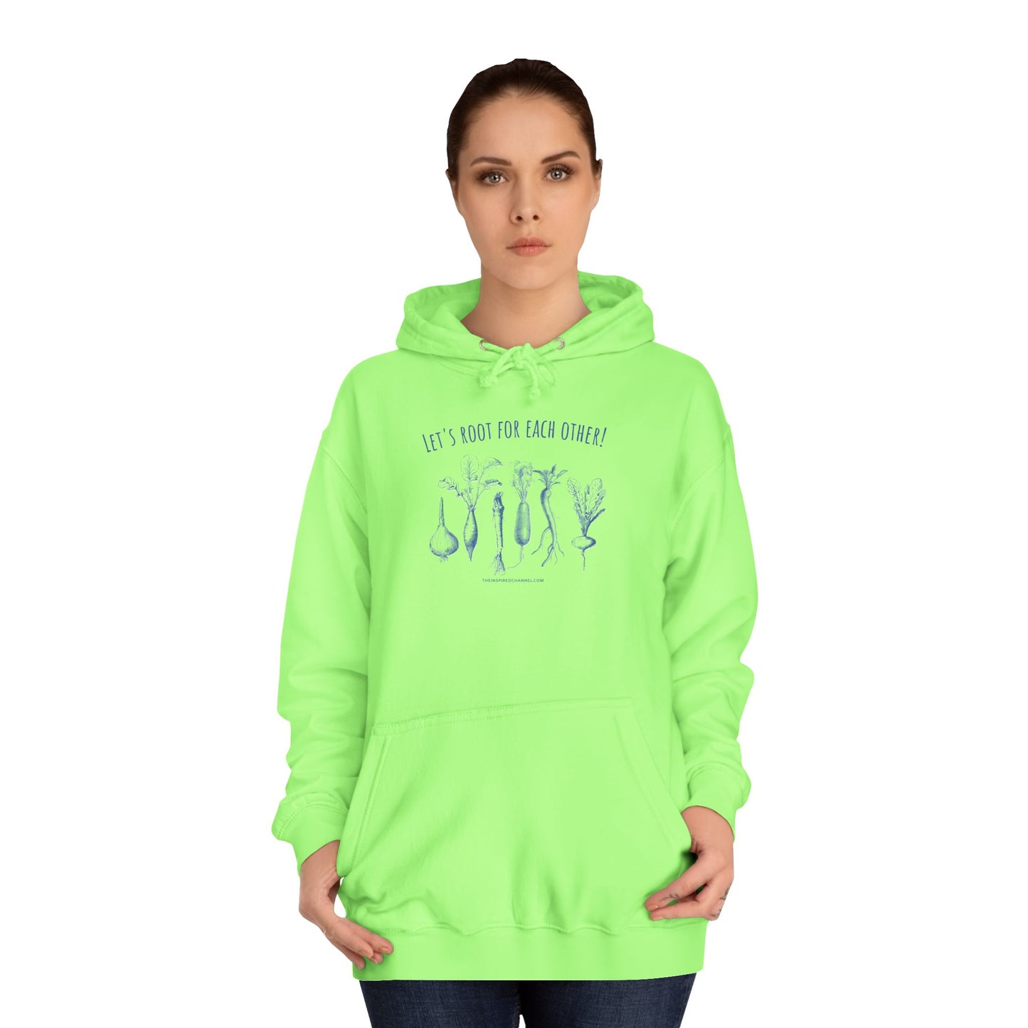 INSPIRED GARDEN L UNISEX College Hoodie