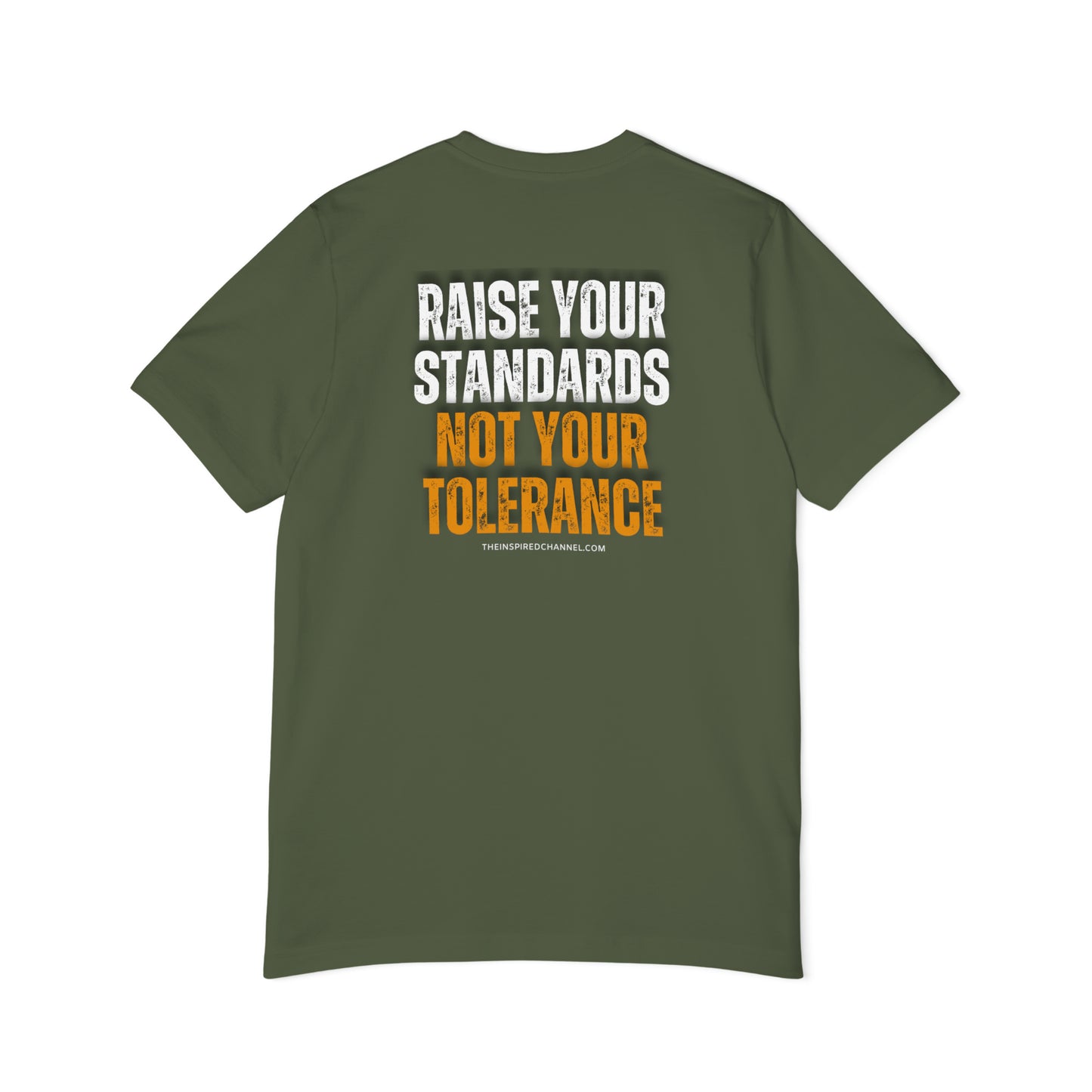 INSPIRED Men Raise Your Standards USA-Made Unisex Short-Sleeve Jersey T-Shirt