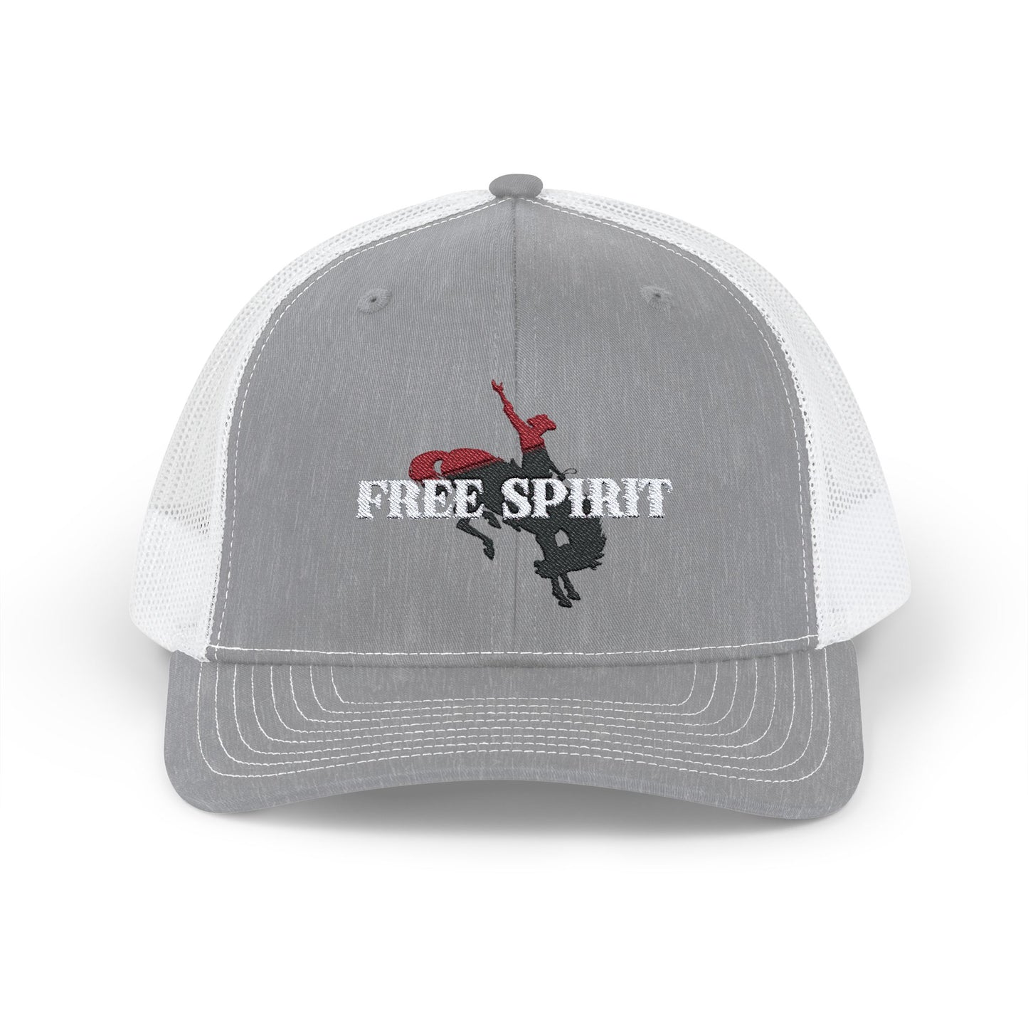 FREE SPIRIT  Embroidered Snapback Trucker Cap