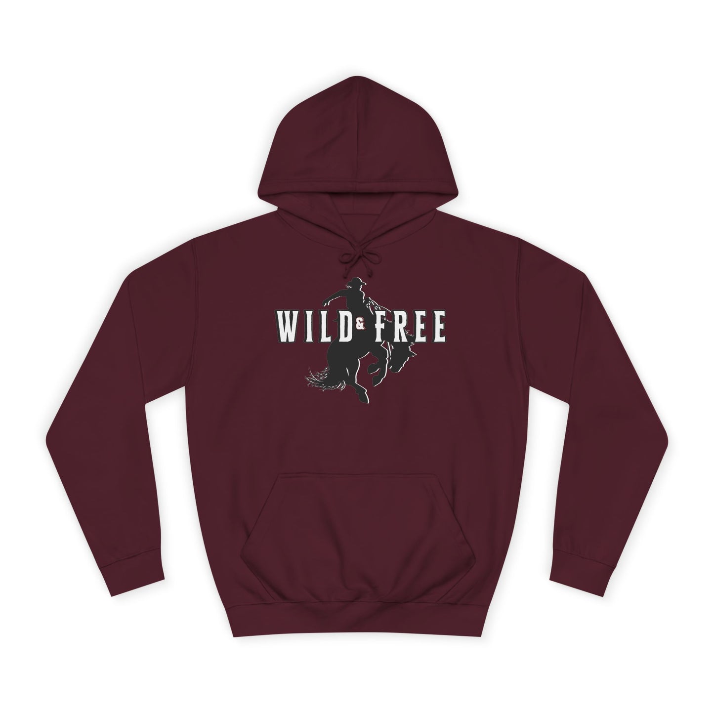 COWBOY WILD AND FREE B UNISEX College Hoodie