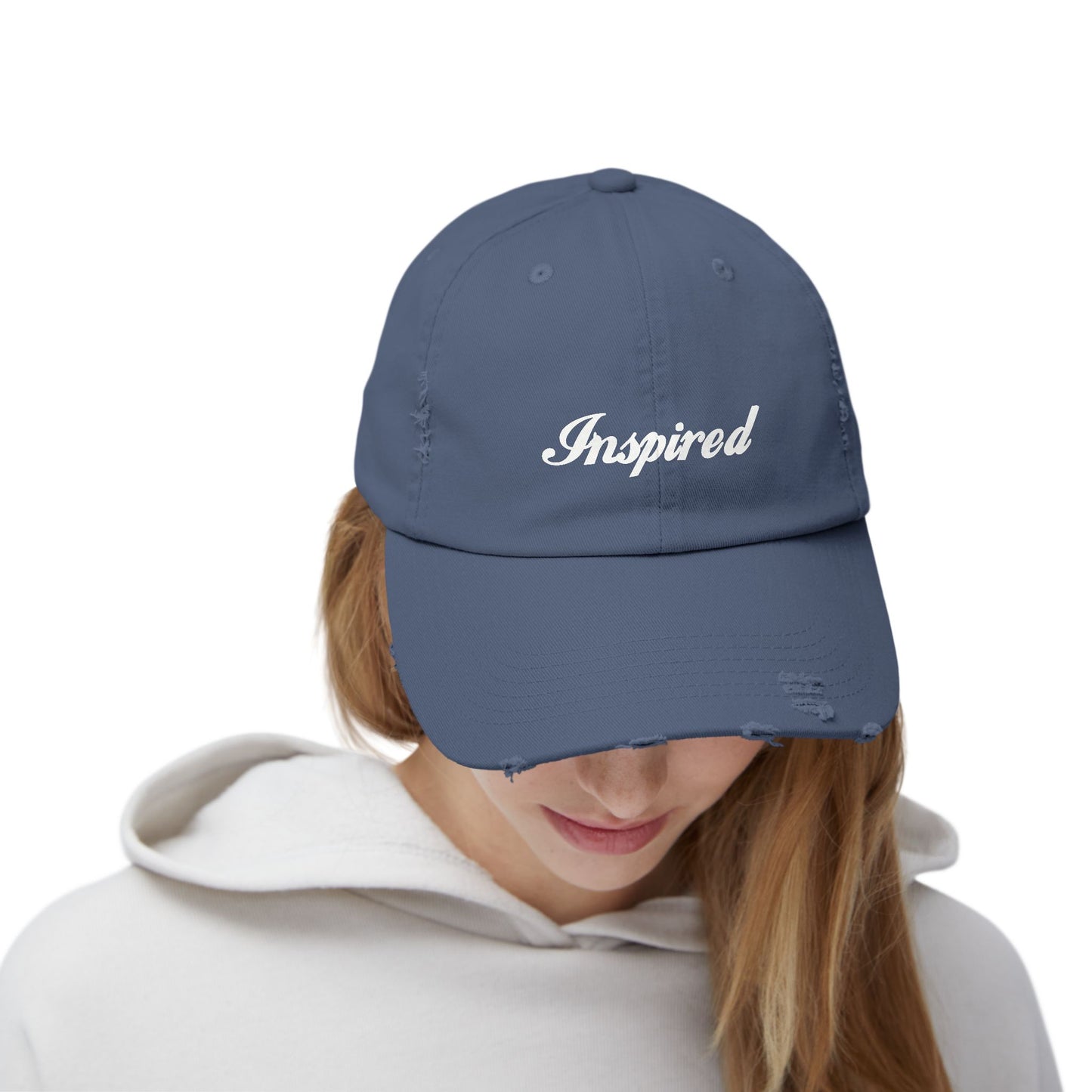 INSPIRED Unisex Distressed Cap - Inspired Fashion Accessory