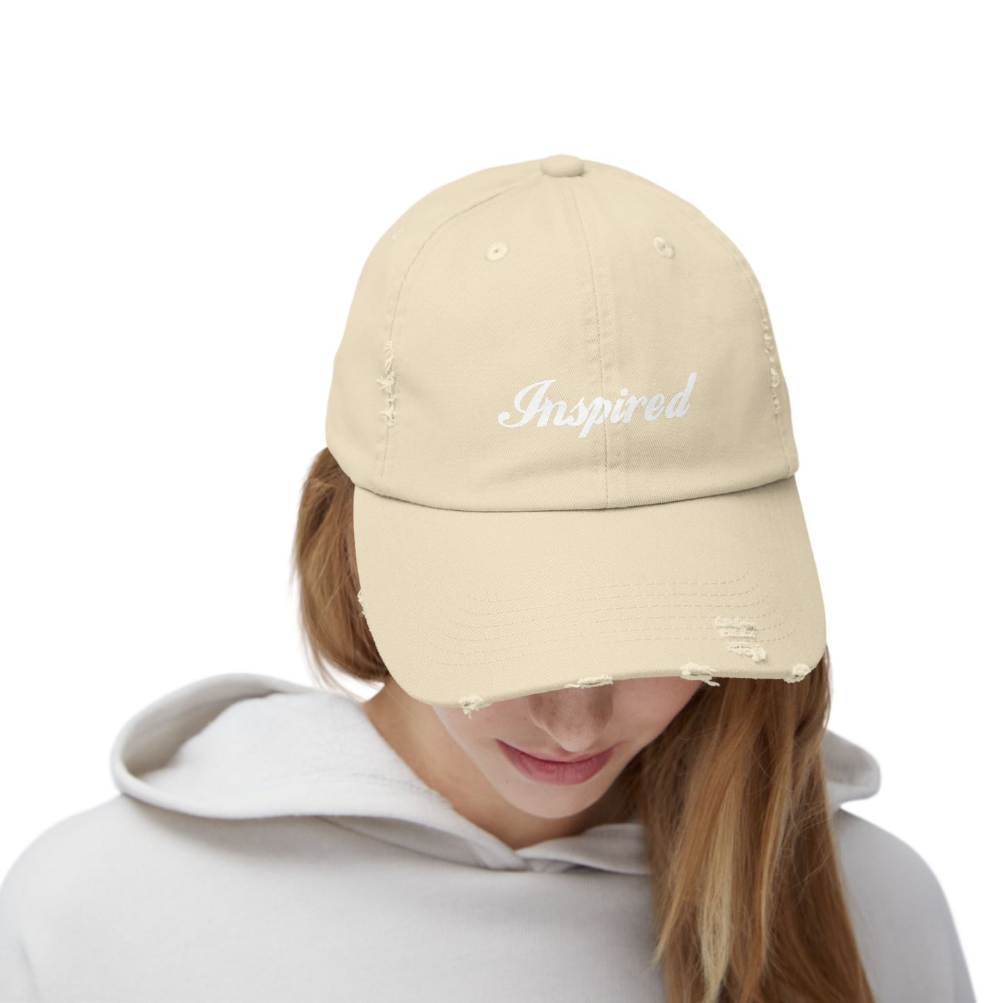 INSPIRED Unisex Distressed Cap - Inspired Fashion Accessory