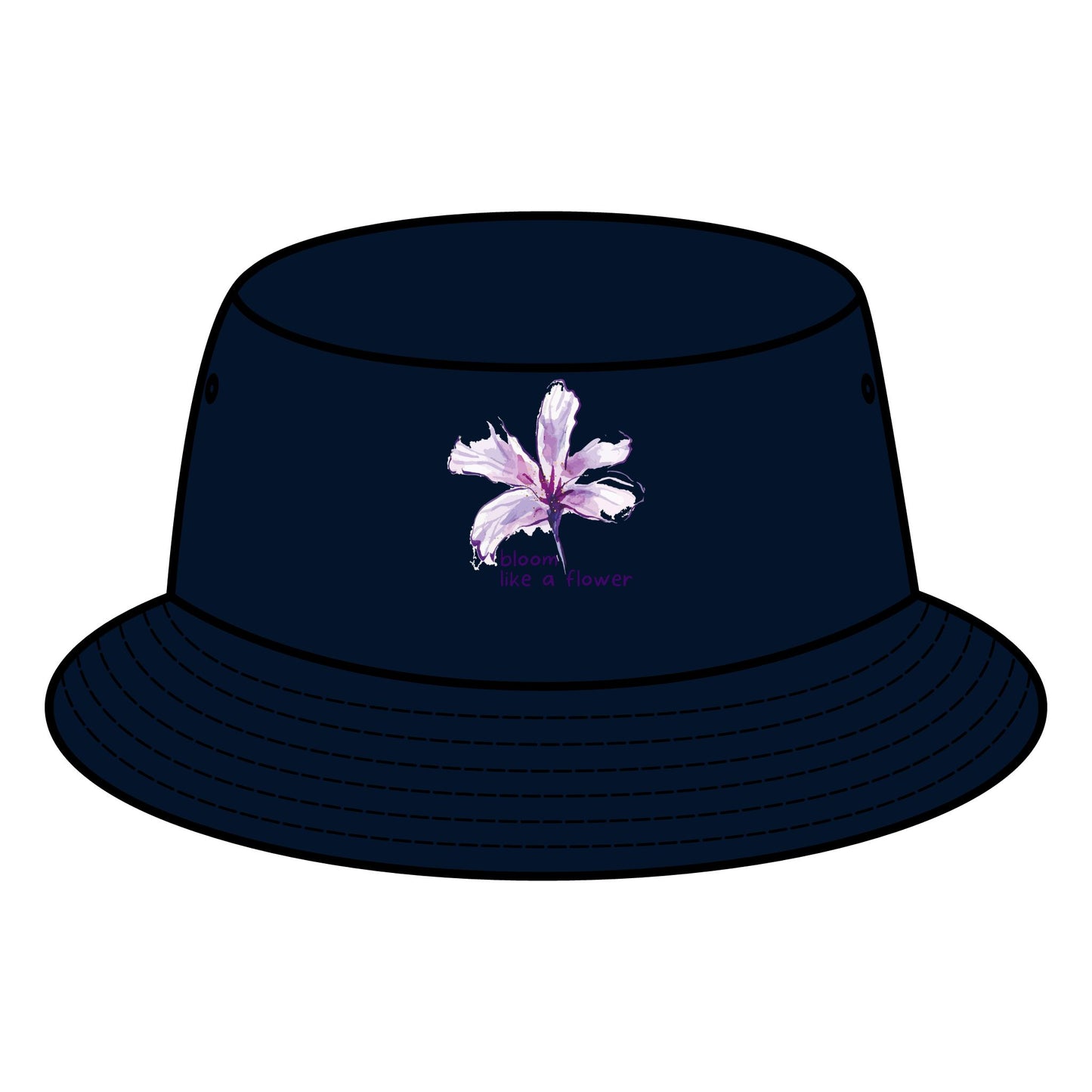 INSPIRED GARDEN Floral Bucket Hat - "Bloom Like a Flower"