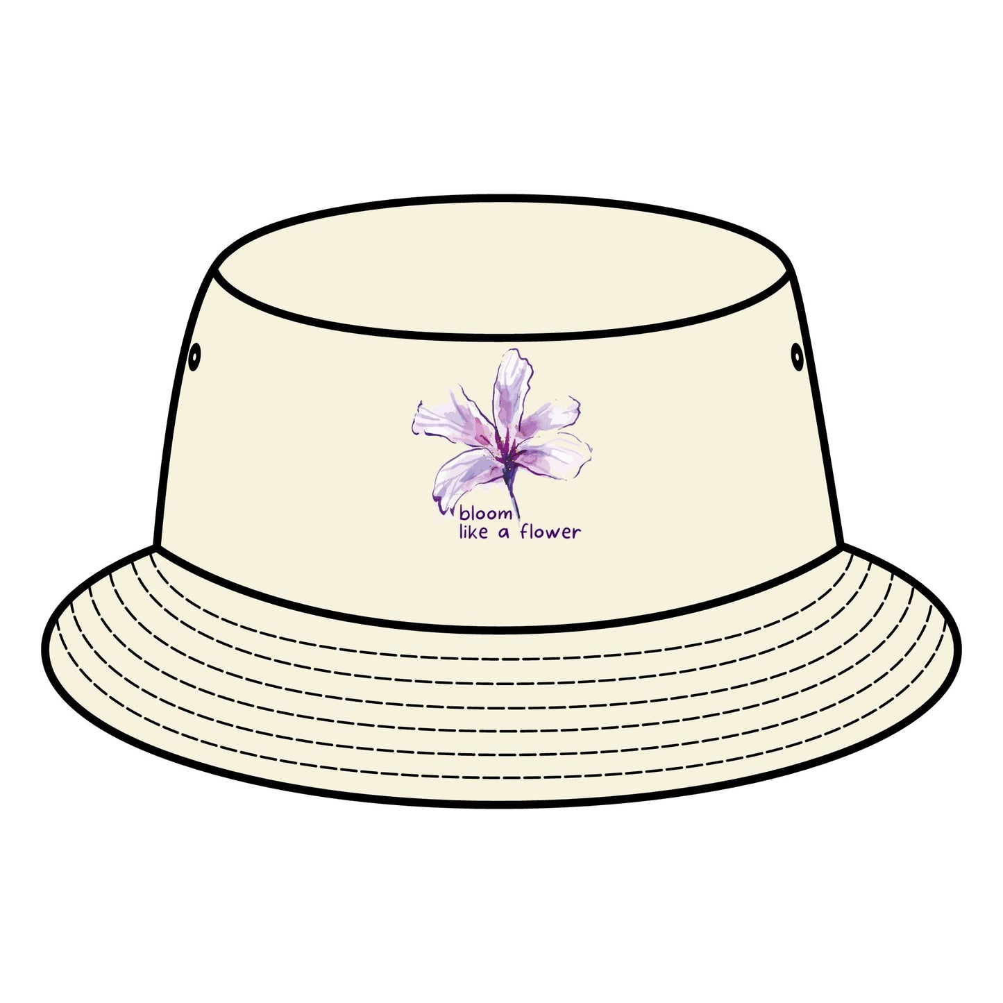 INSPIRED GARDEN Floral Bucket Hat - "Bloom Like a Flower"