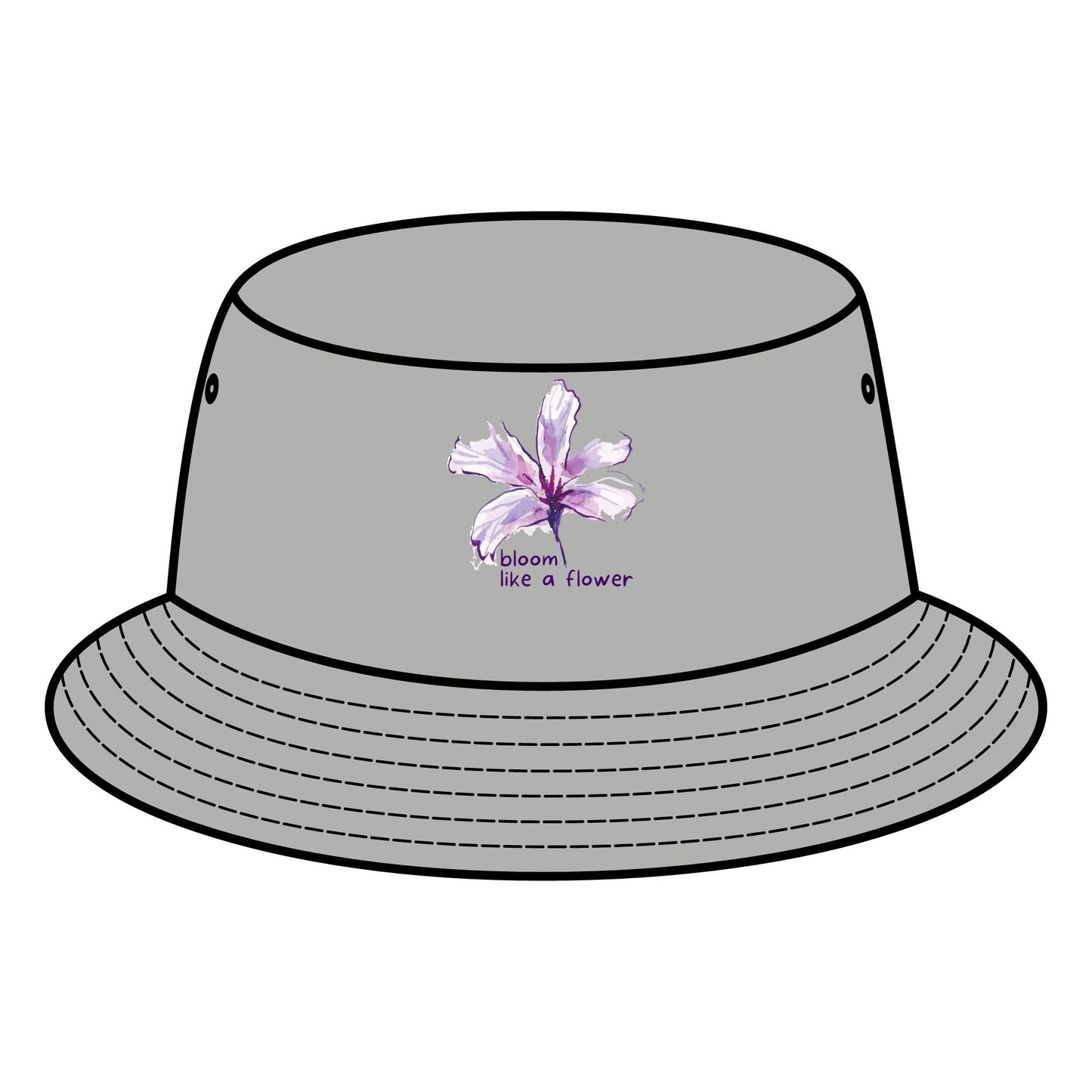 INSPIRED GARDEN Floral Bucket Hat - "Bloom Like a Flower"