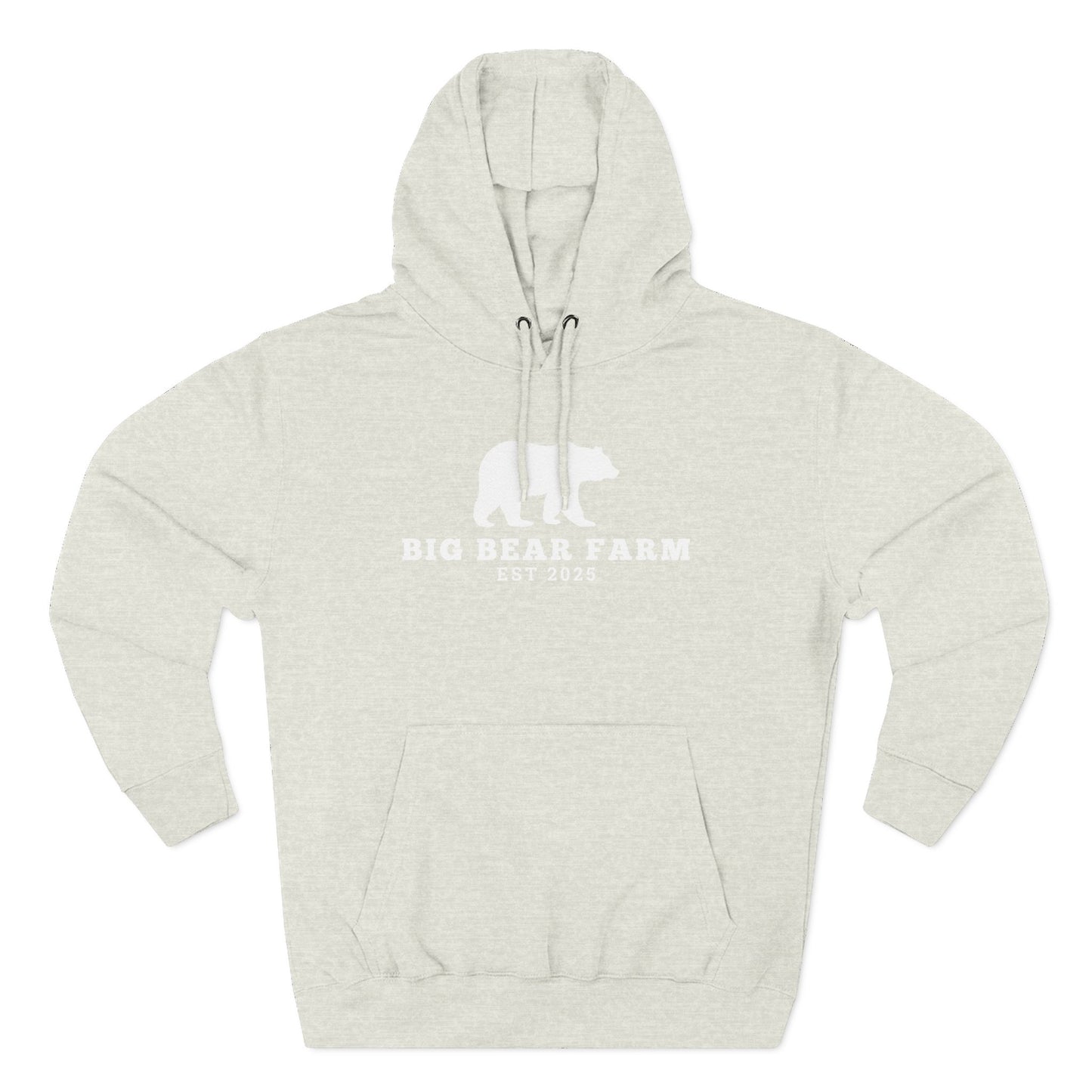 Fleece Hoodie - Big Bear Farm Love Land Design