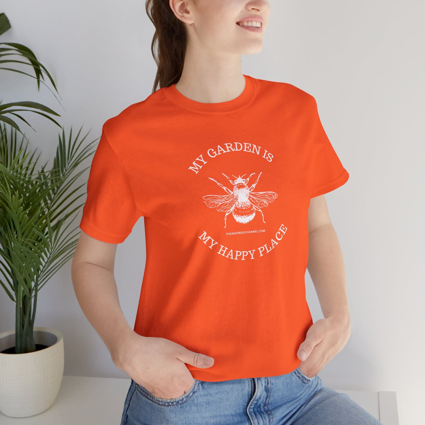 INSPIRED GARDEN Unisex Jersey Short Sleeve Tee