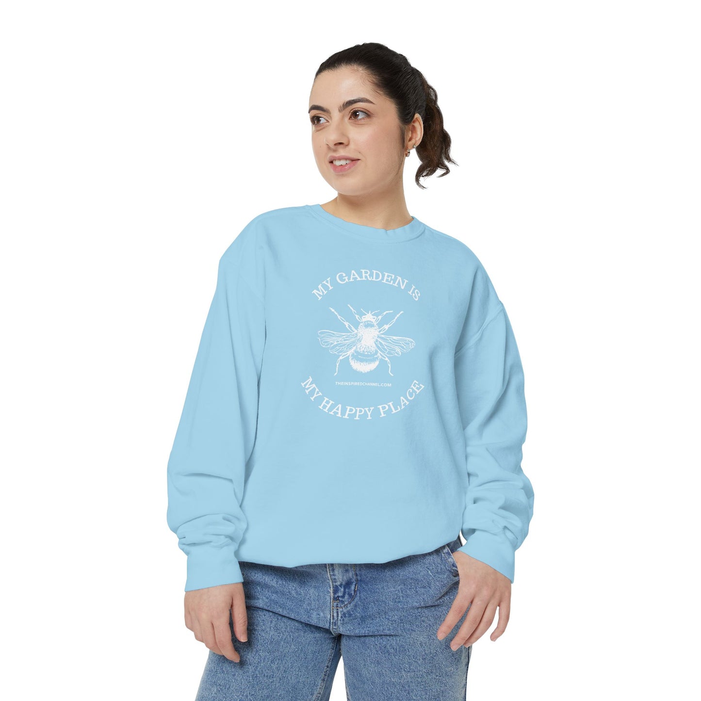 INSPIRED GARDEN Unisex Dyed Sweatshirt