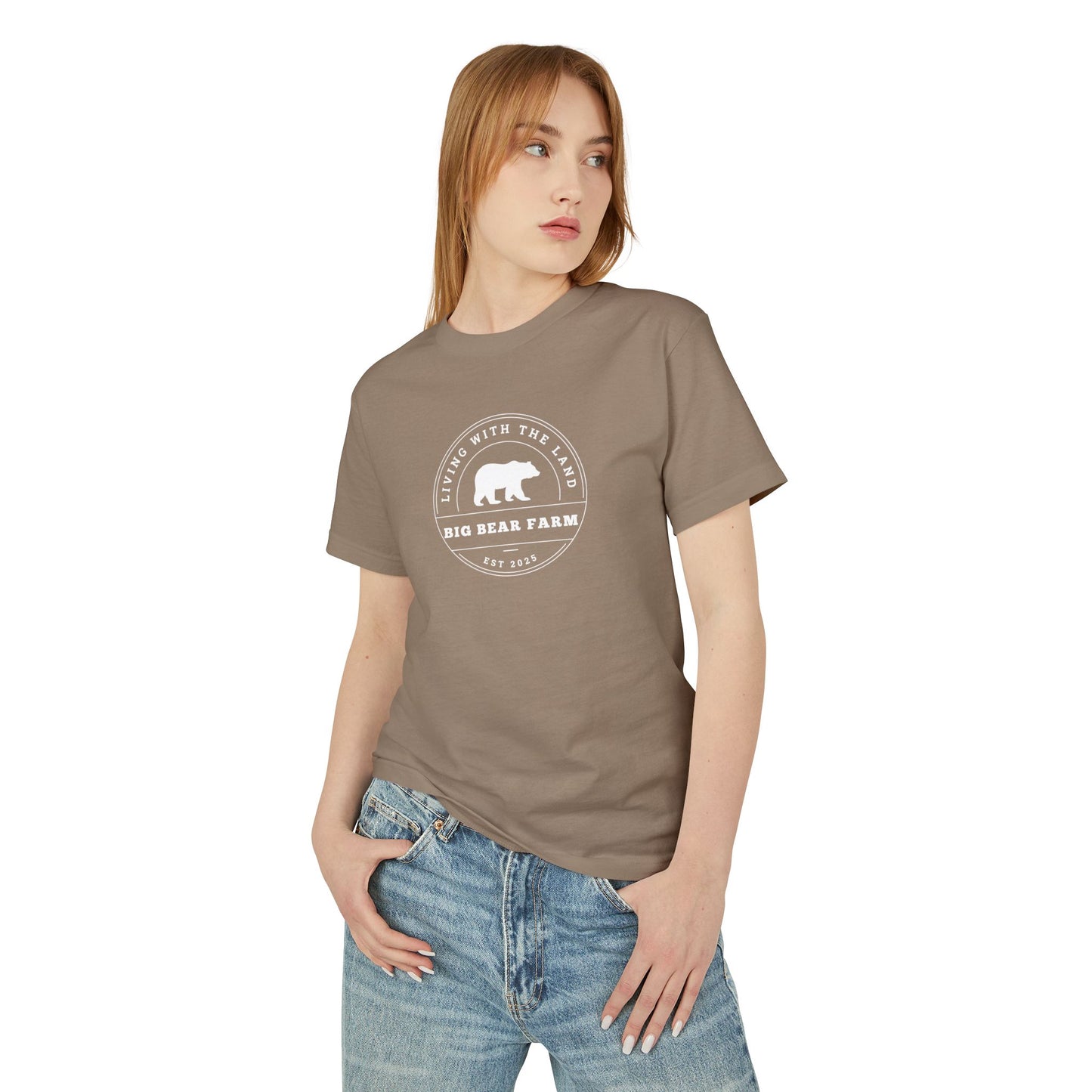 BIG BEAR FARM w Garment-Dyed Heavyweight Cotton Tee M