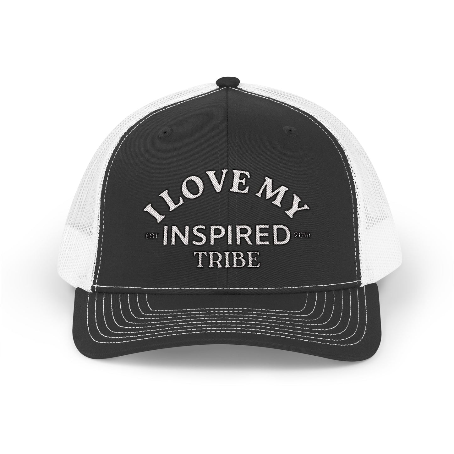 I LOVE MY INSPIRED TRIBE Embroidered Snapback Trucker Cap