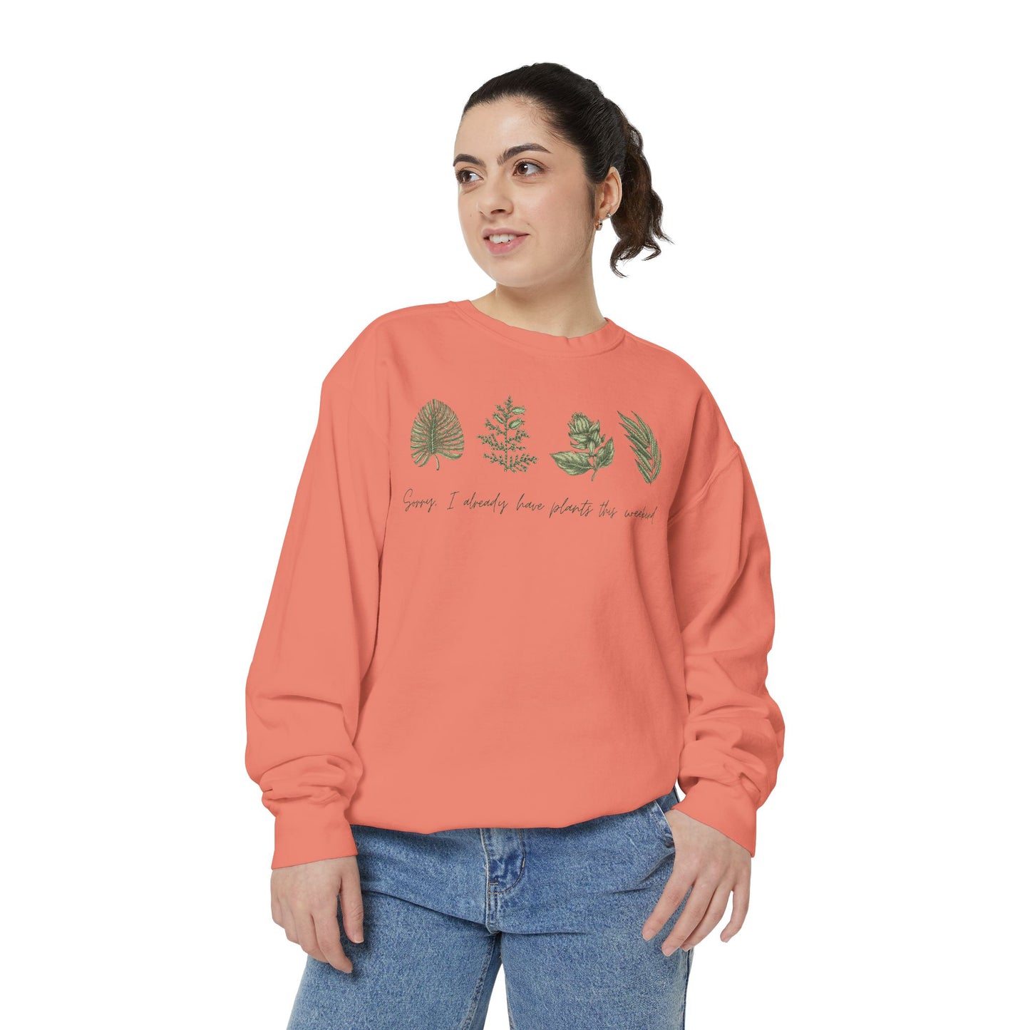 INSPIRED GARDEN P Unisex Dyed Sweatshirt