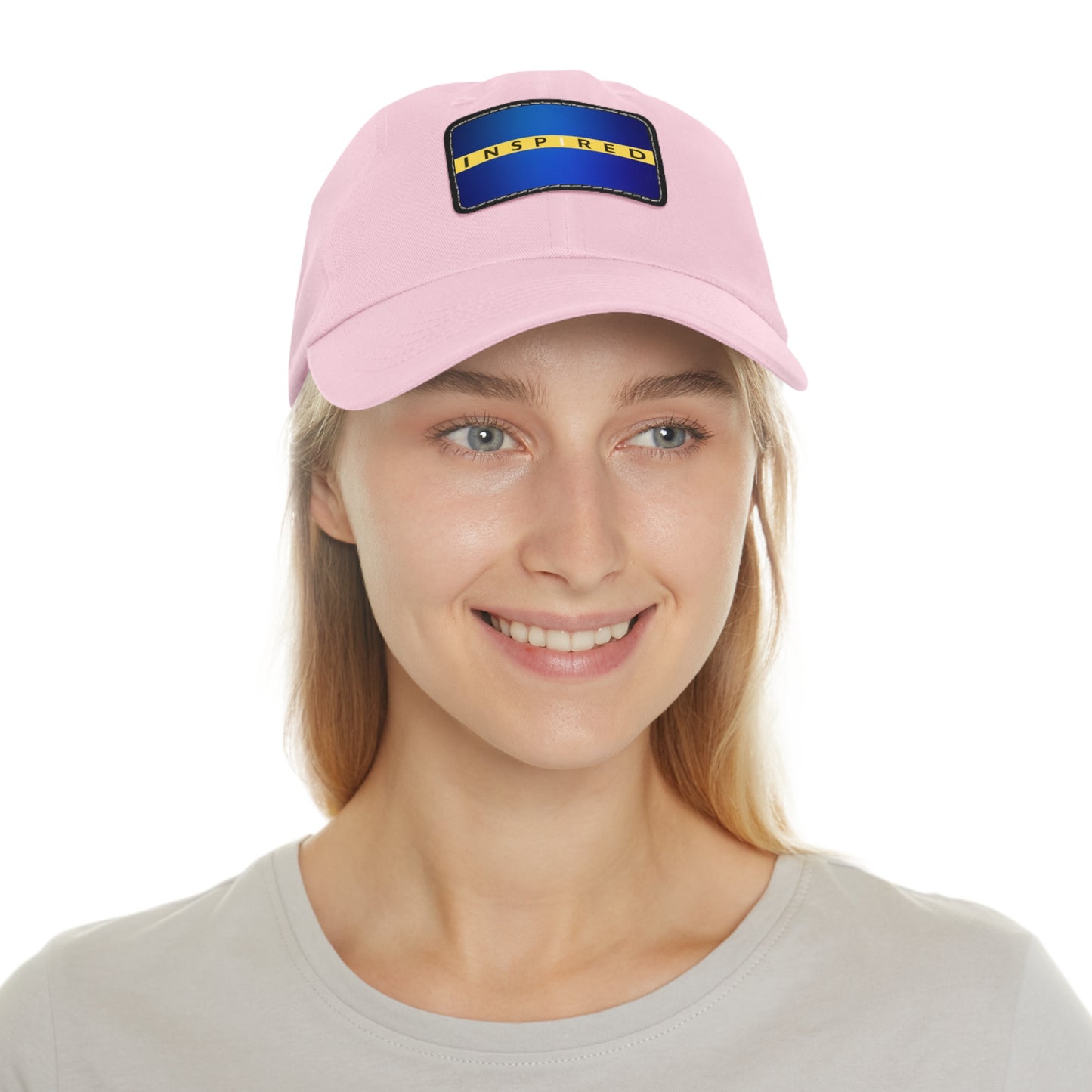 INSPIRED HWWF Dad Hat with Leather Patch