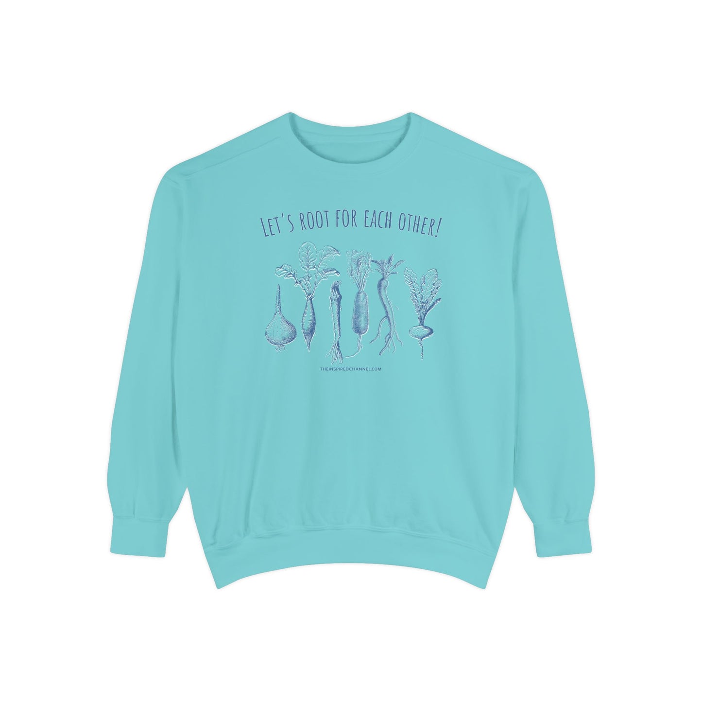 INSPIRED GARDEN L Unisex Dyed Sweatshirt