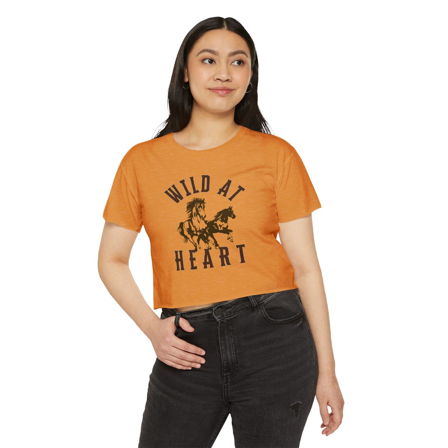 WILD AT HEART Women's Festival Crop Top