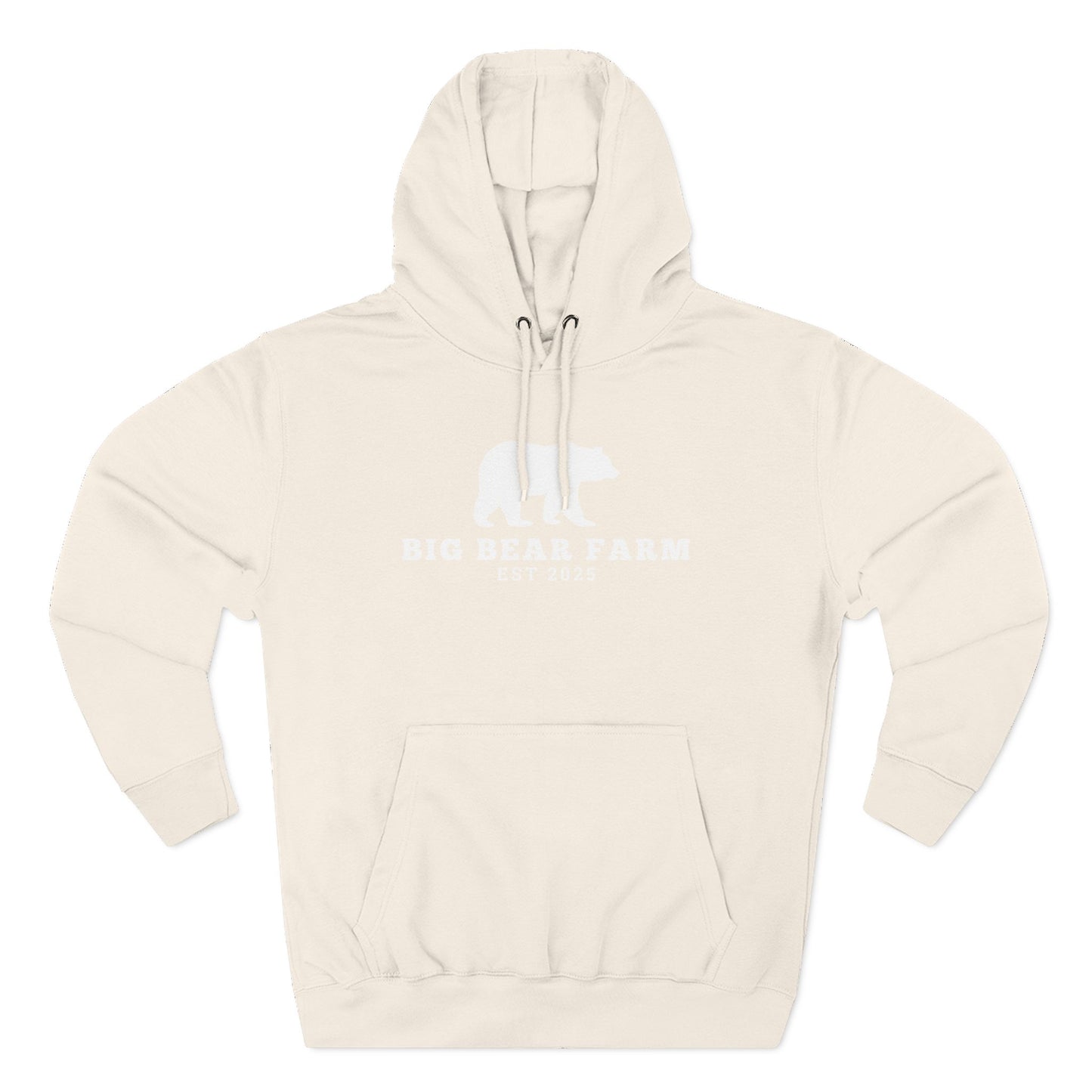 Fleece Hoodie - Big Bear Farm Love Land Design
