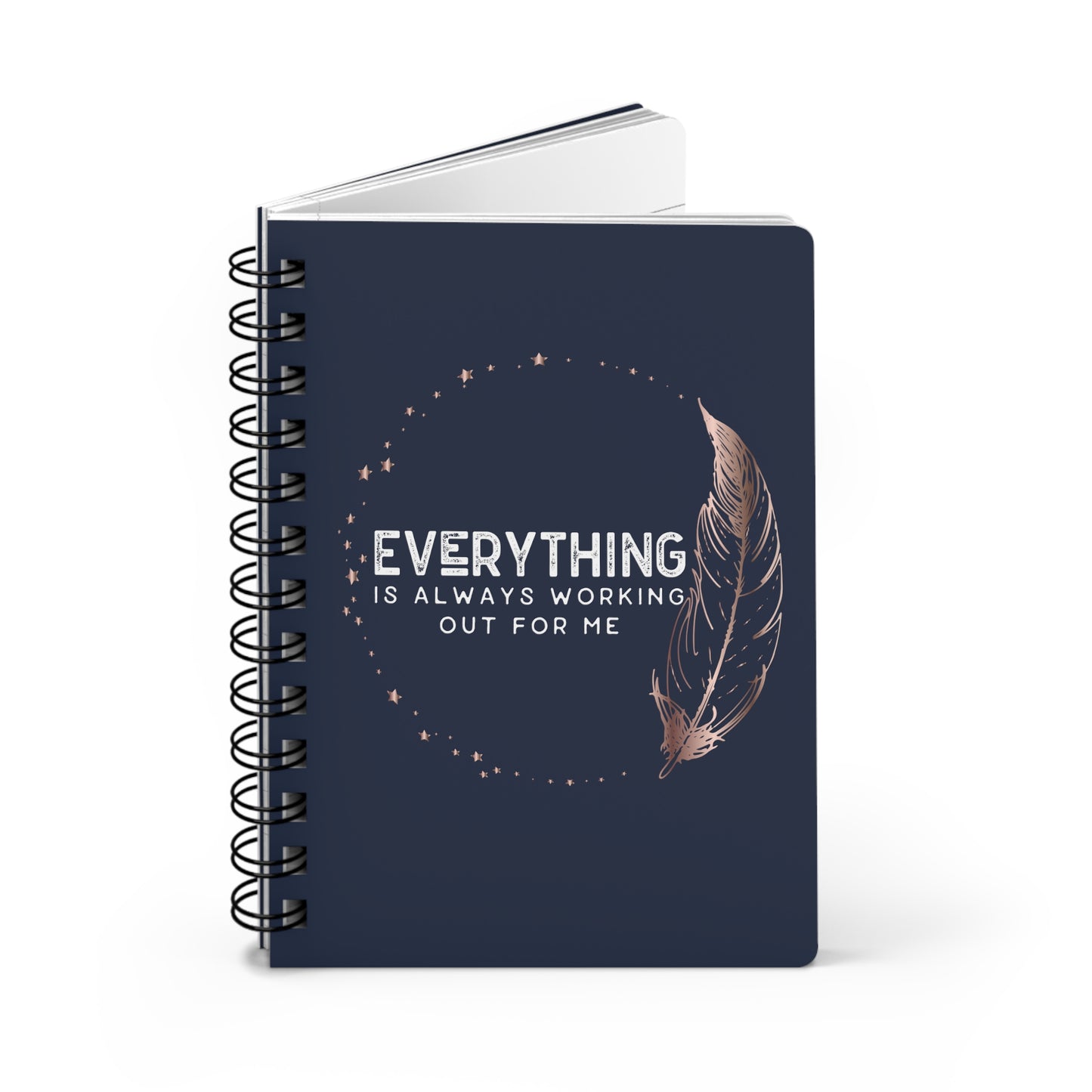 INSPIRED Everything is always... Spiral Bound Journal