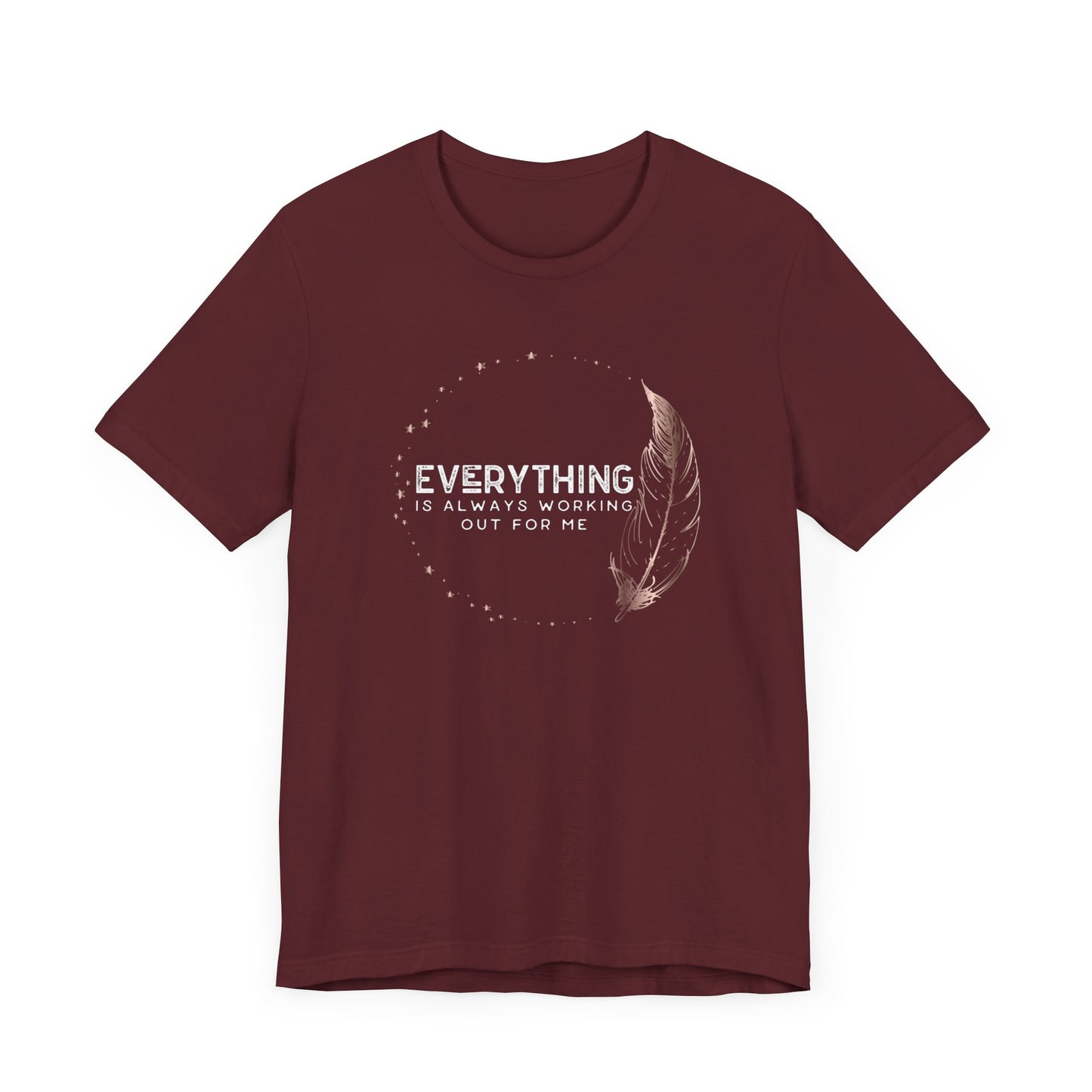 INSPIRED Everything is always ... Jersey Short Sleeve Tee