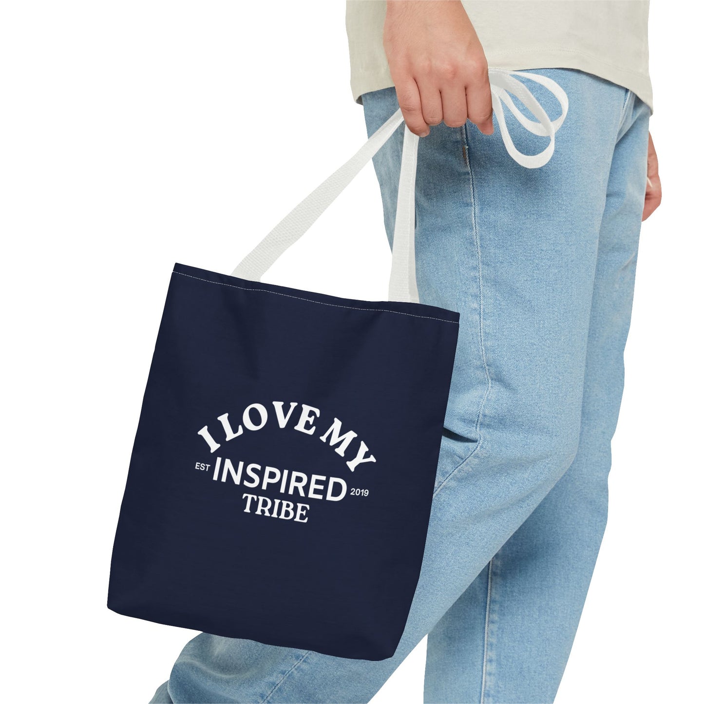 I LOVE MY INSPIRED TRIBE Tote Bag (AOP)
